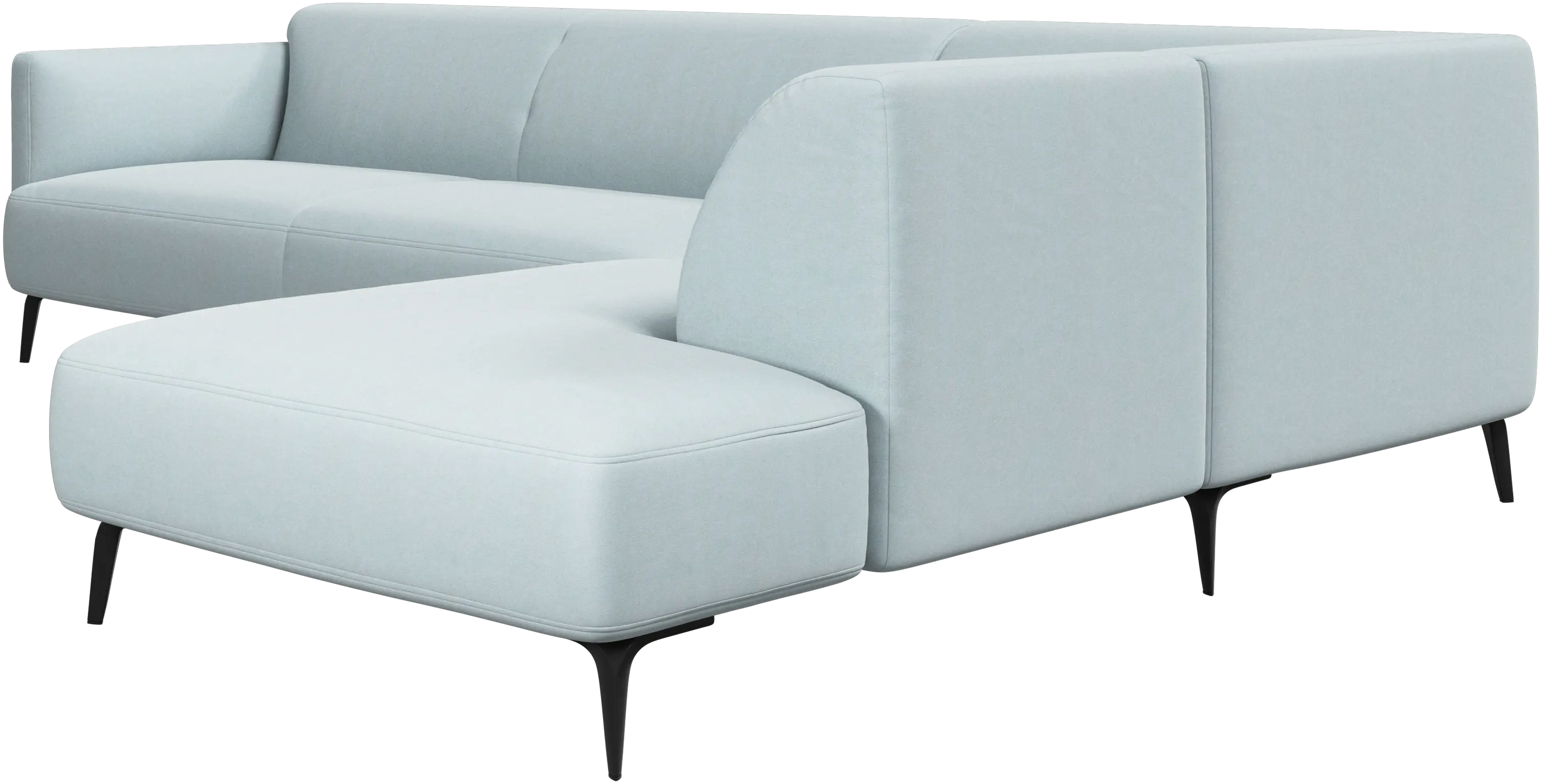 Modena corner sofa with lounging unit
