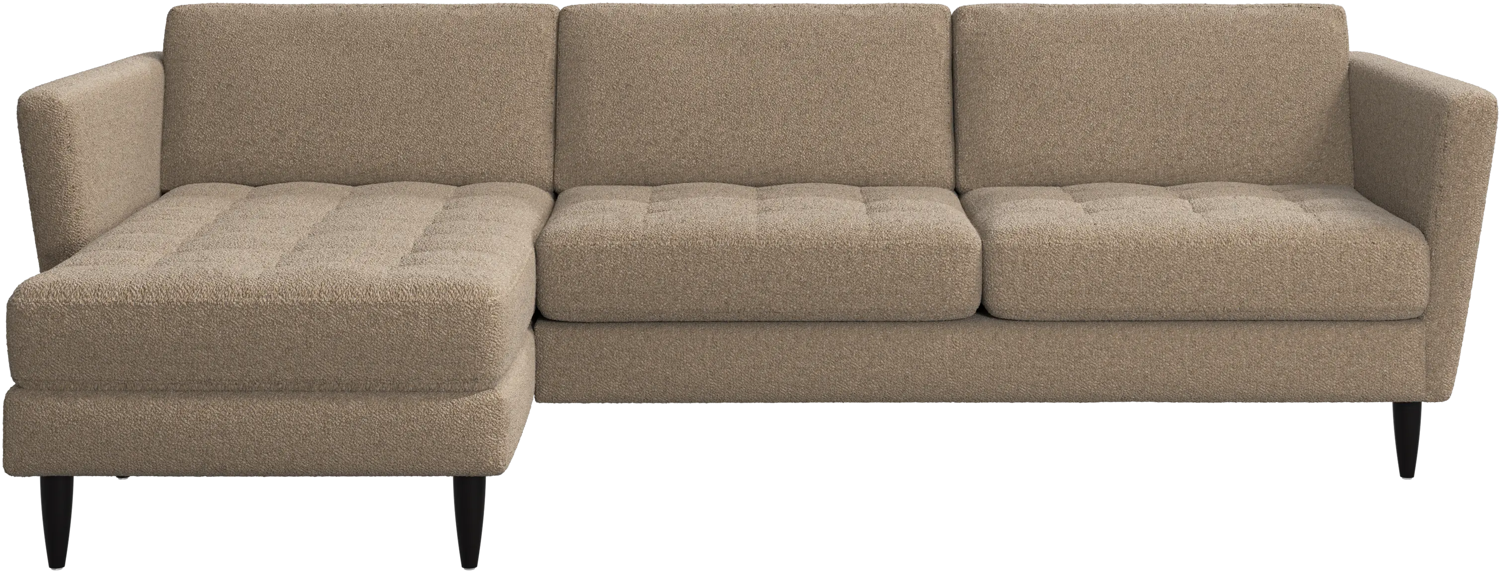 Osaka sofa with resting unit, tufted seat