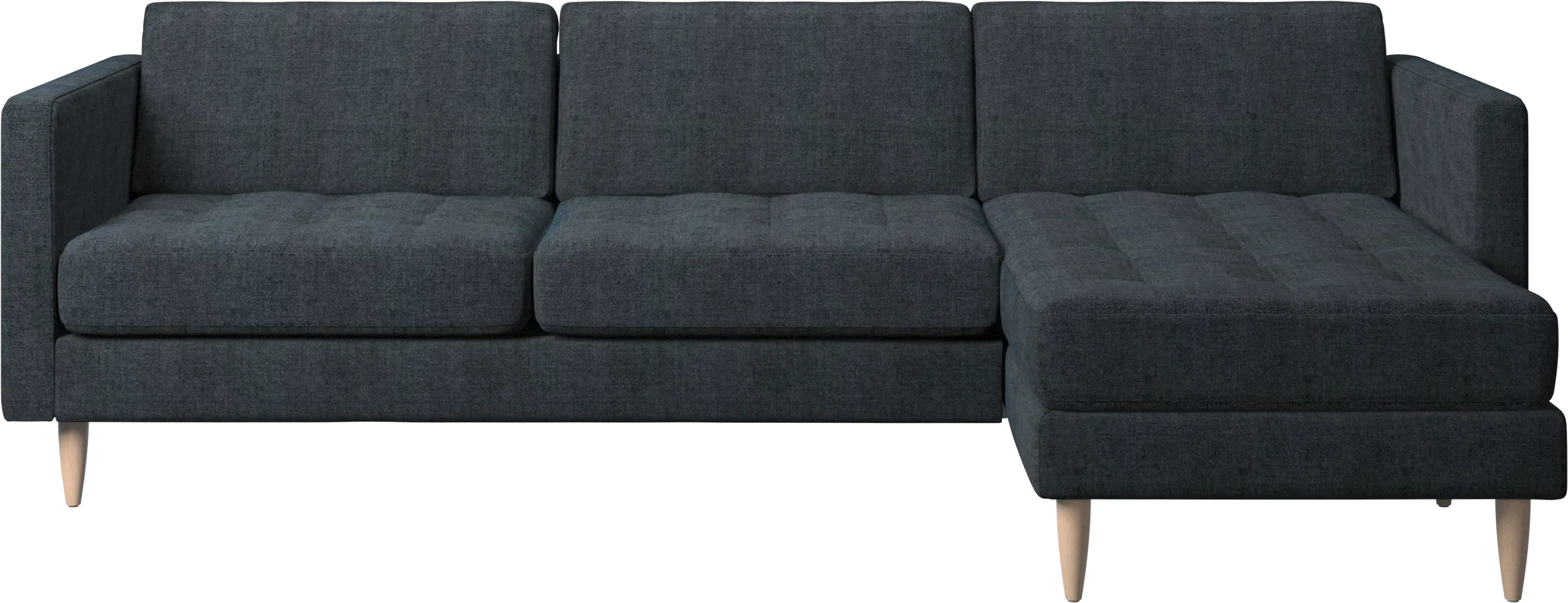 Osaka sofa with resting unit, tufted seat
