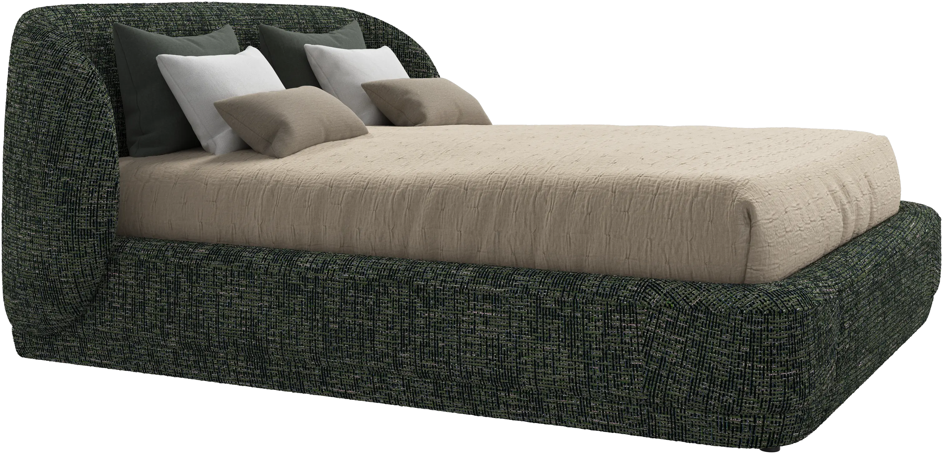 Lit Bolzano avec sommier à lattes – l152,5xL200 cm
