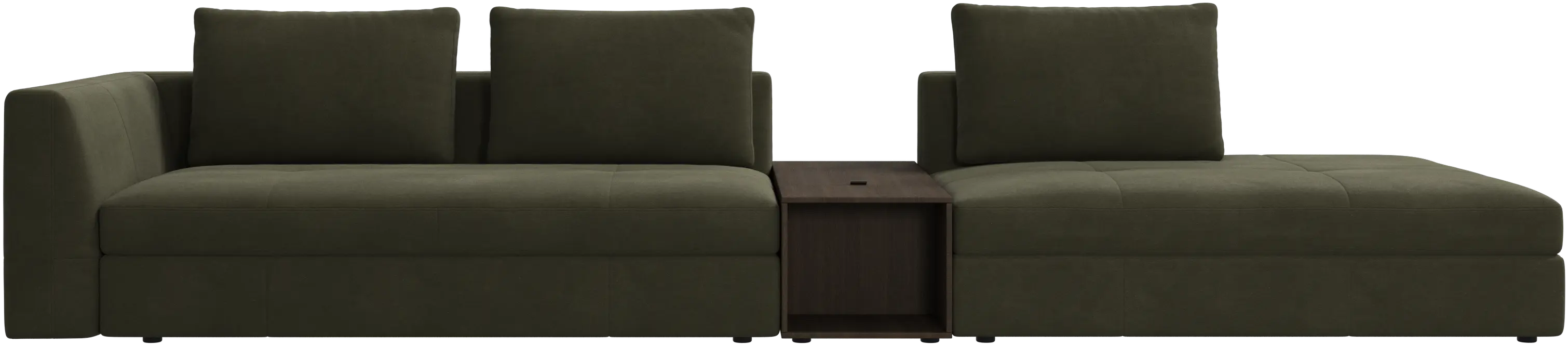 Bergamo 3 seater lounge sofa with storage