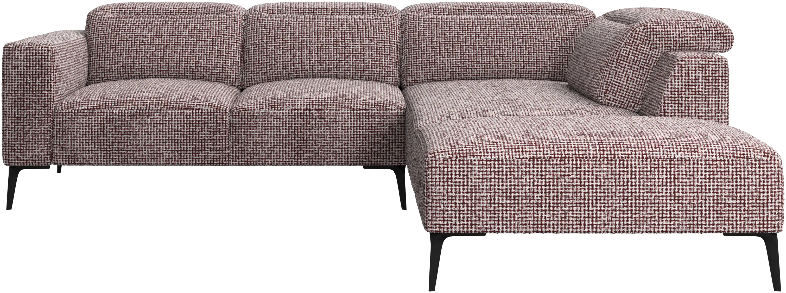 Zürich corner sofa with lounging unit