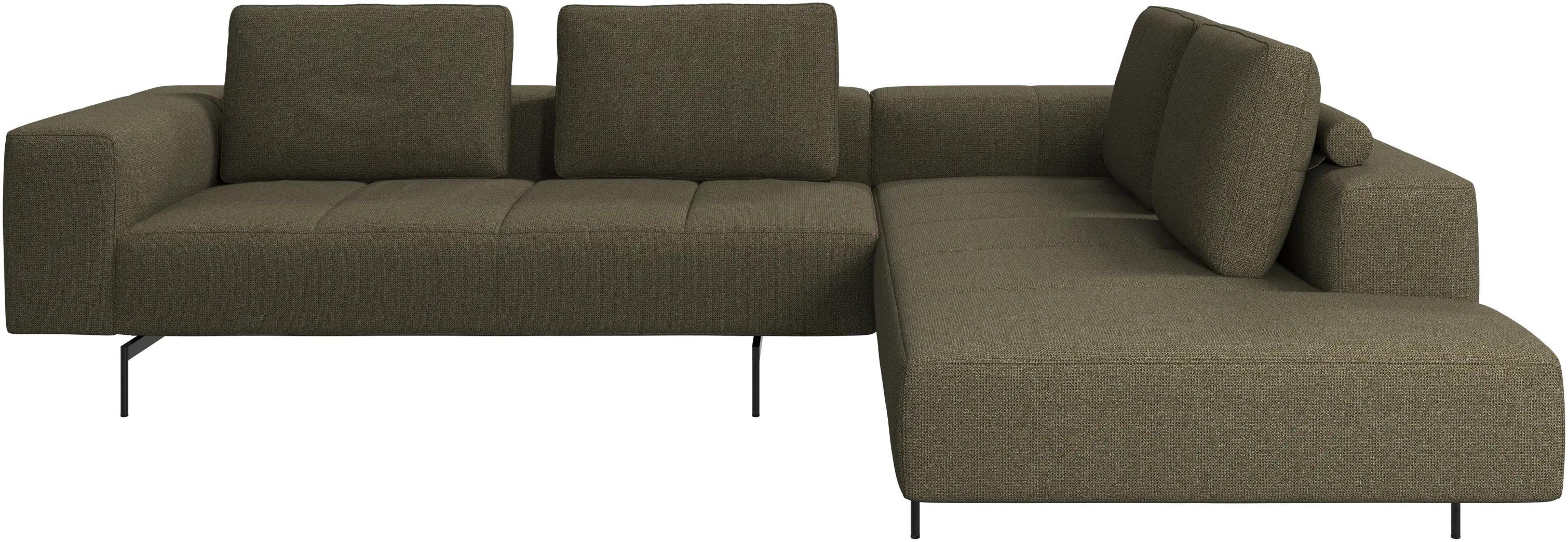 Amsterdam corner sofa with lounging unit