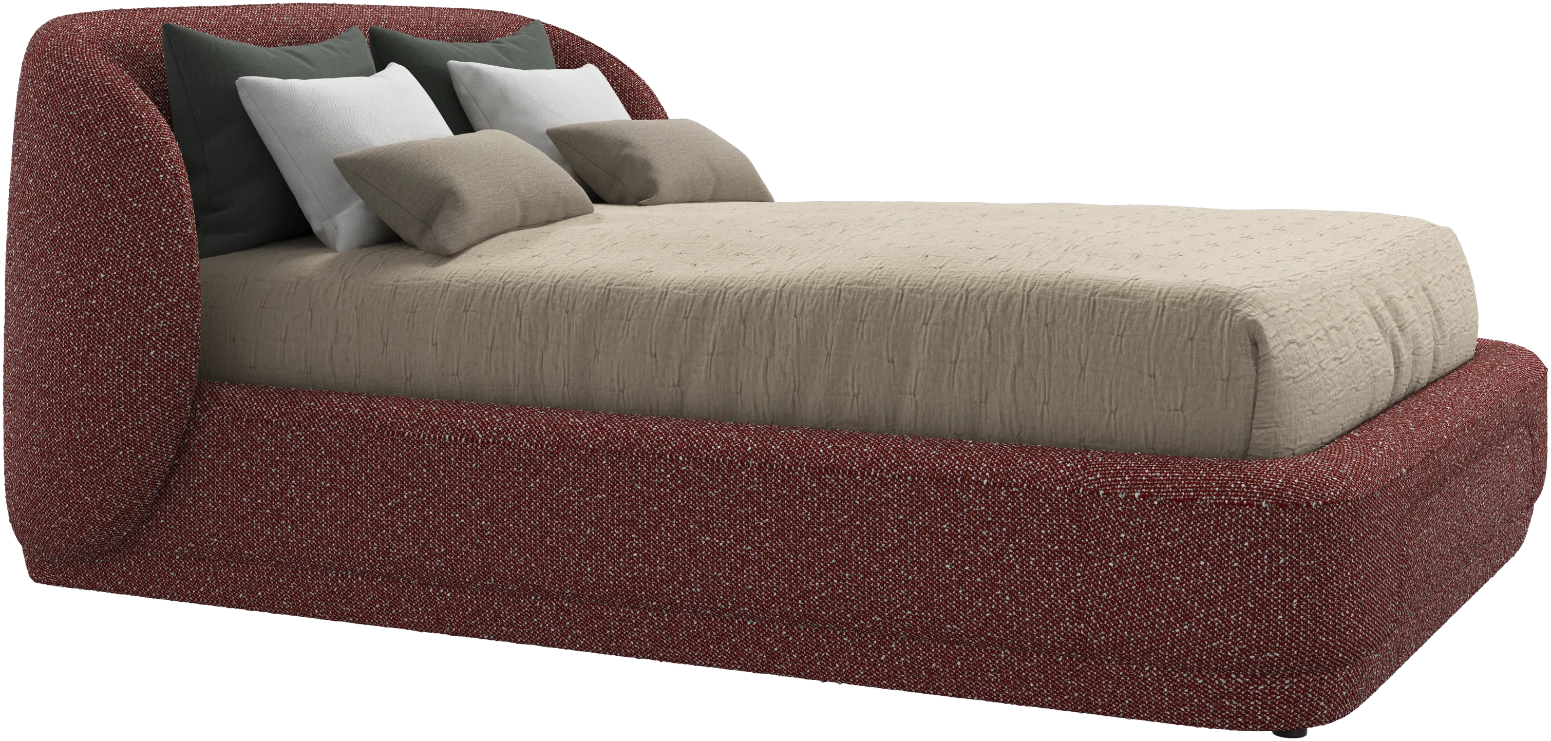 Bolzano bed with slats - W140xL200cm
