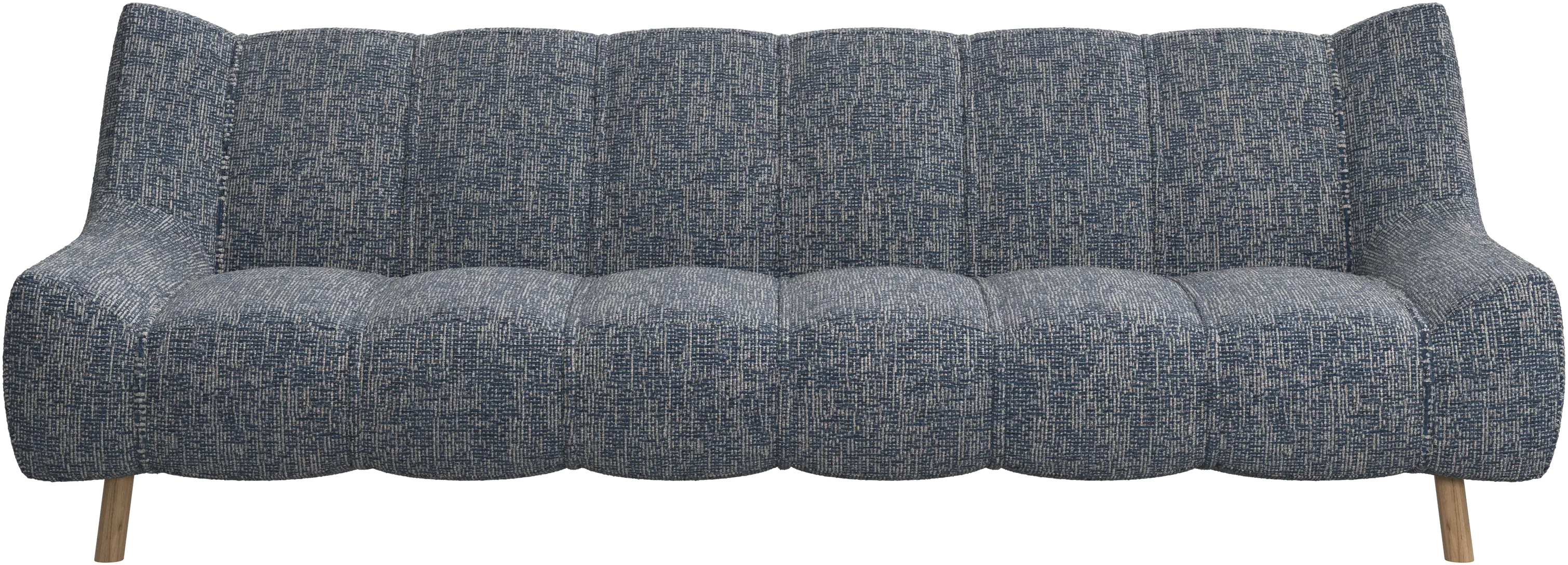 Nawabari 3 seater sofa, wooden leg