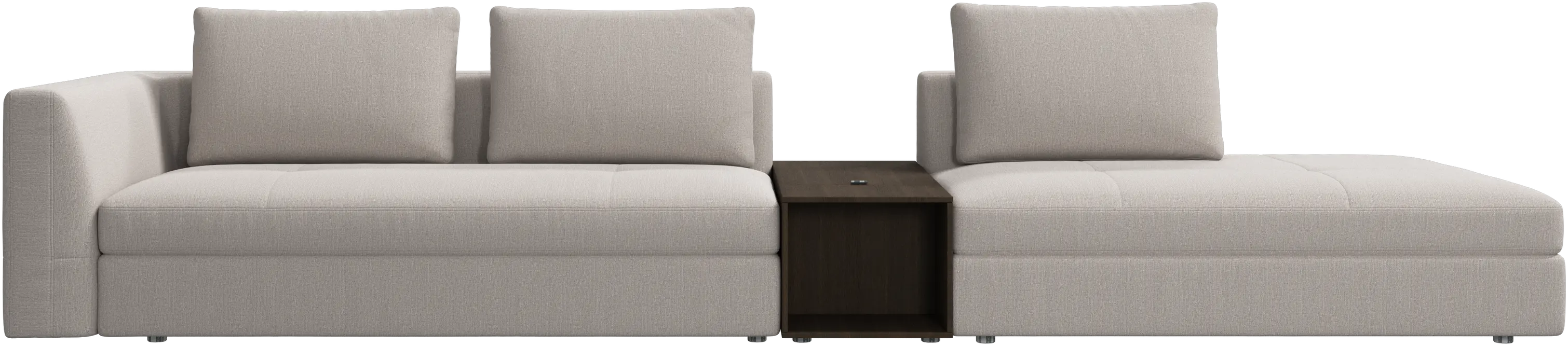 Bergamo 3 seater lounge sofa with storage