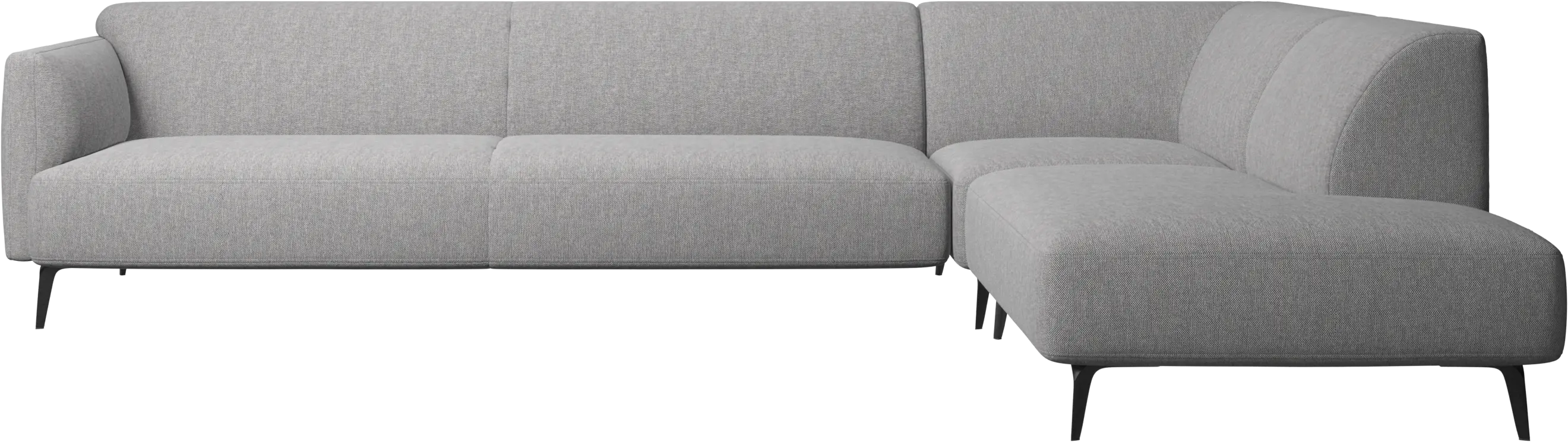 Modena corner sofa with lounging unit
