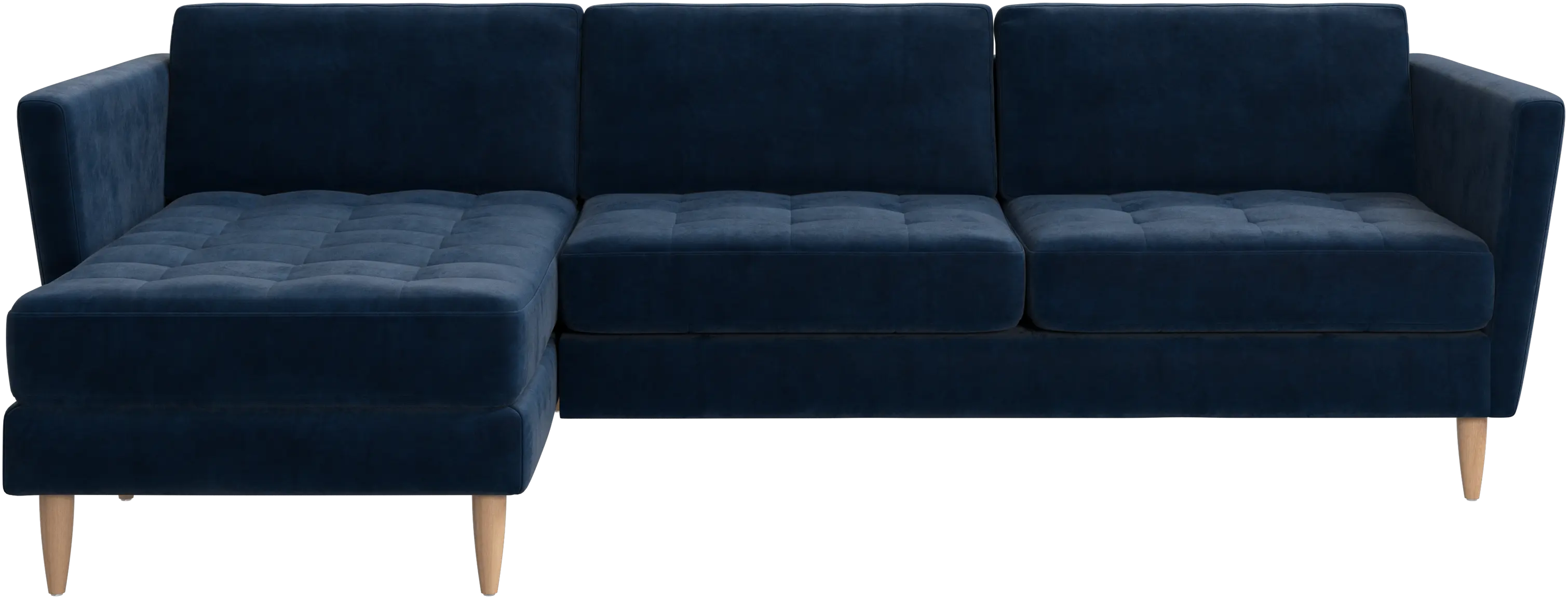 Osaka sofa with resting unit, tufted seat