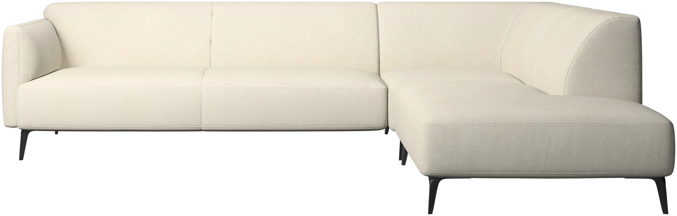 Modena corner sofa with lounging unit