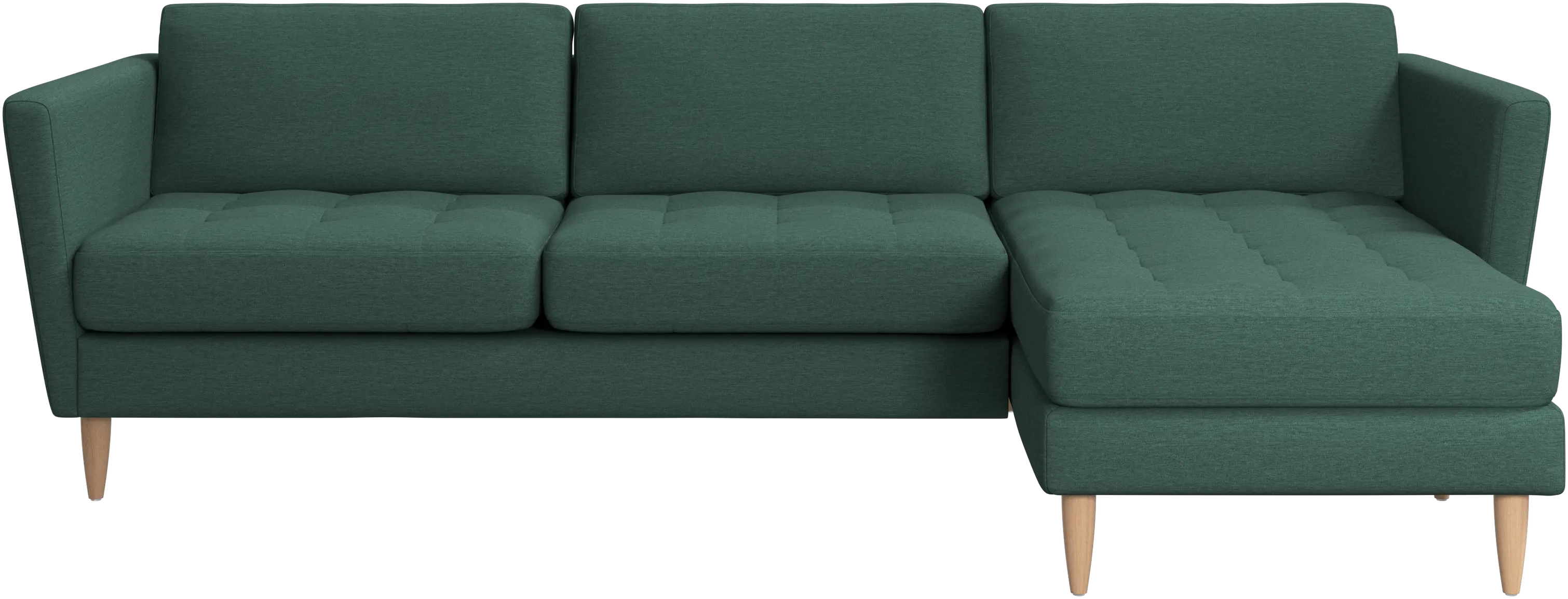 Osaka sofa with resting unit, tufted seat