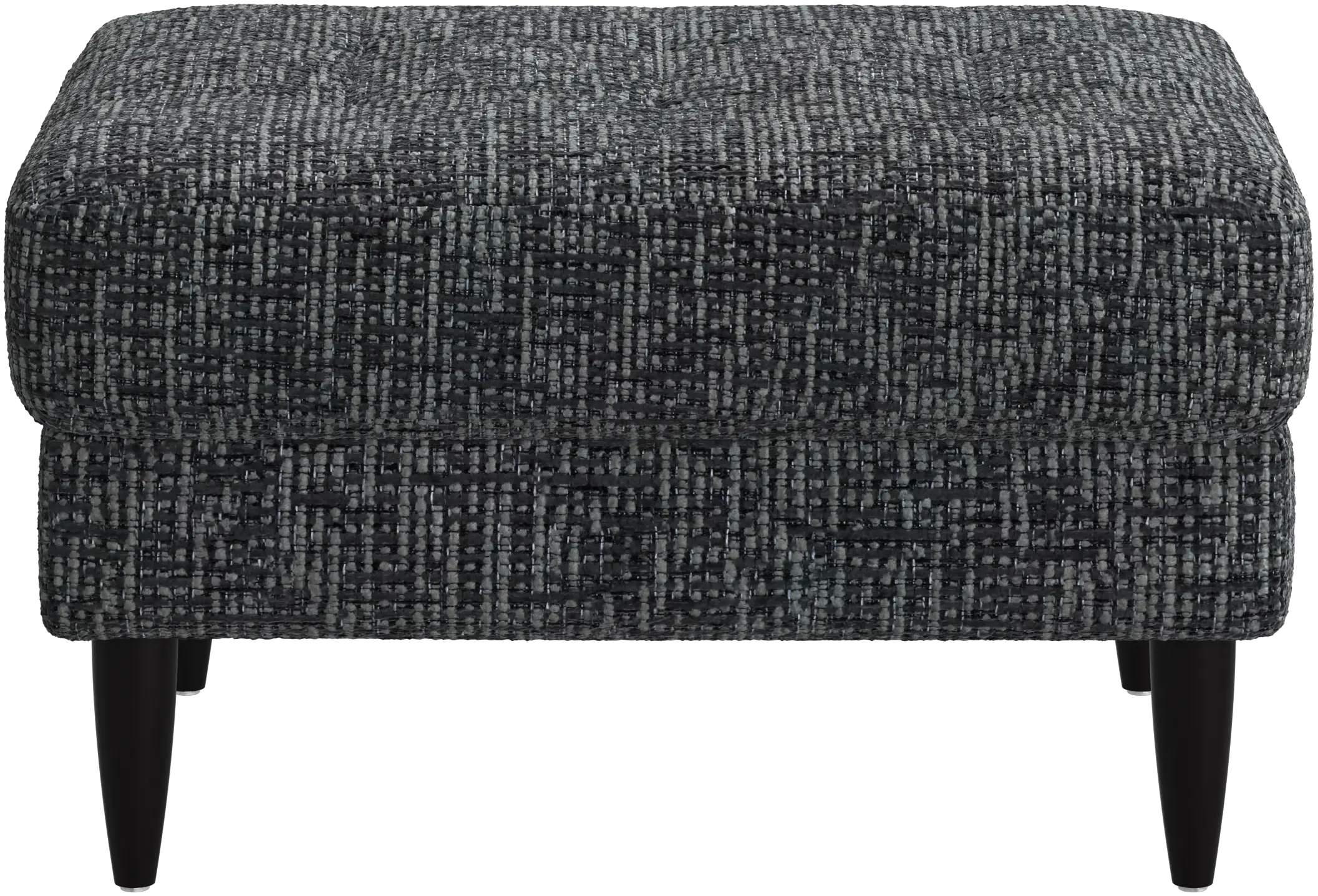 Osaka footstool, tufted seat