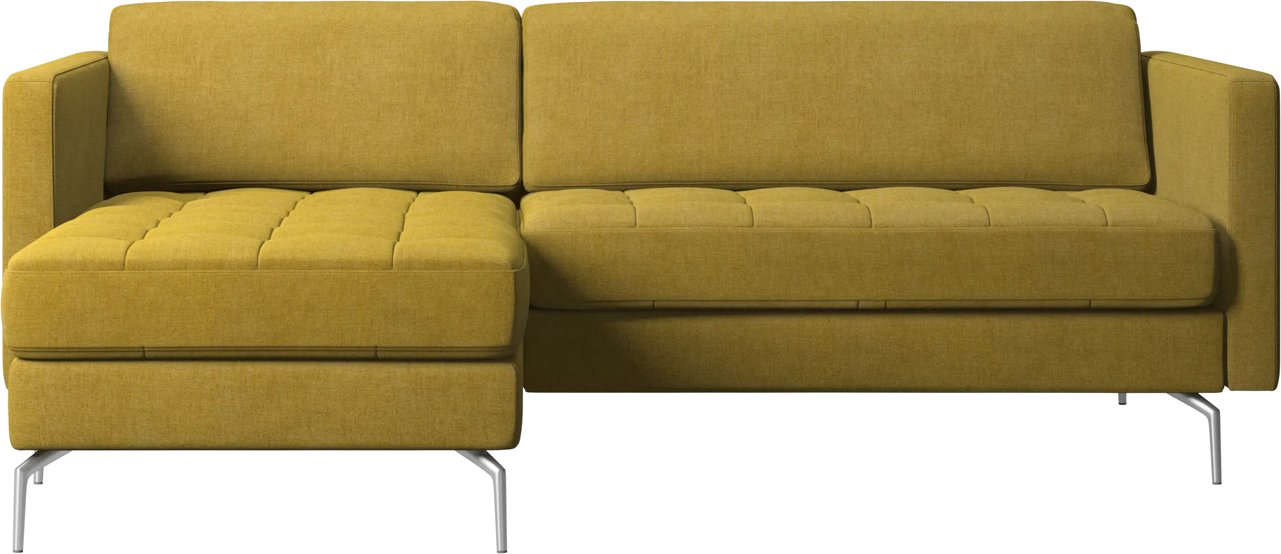 Osaka sofa with resting unit, tufted seat