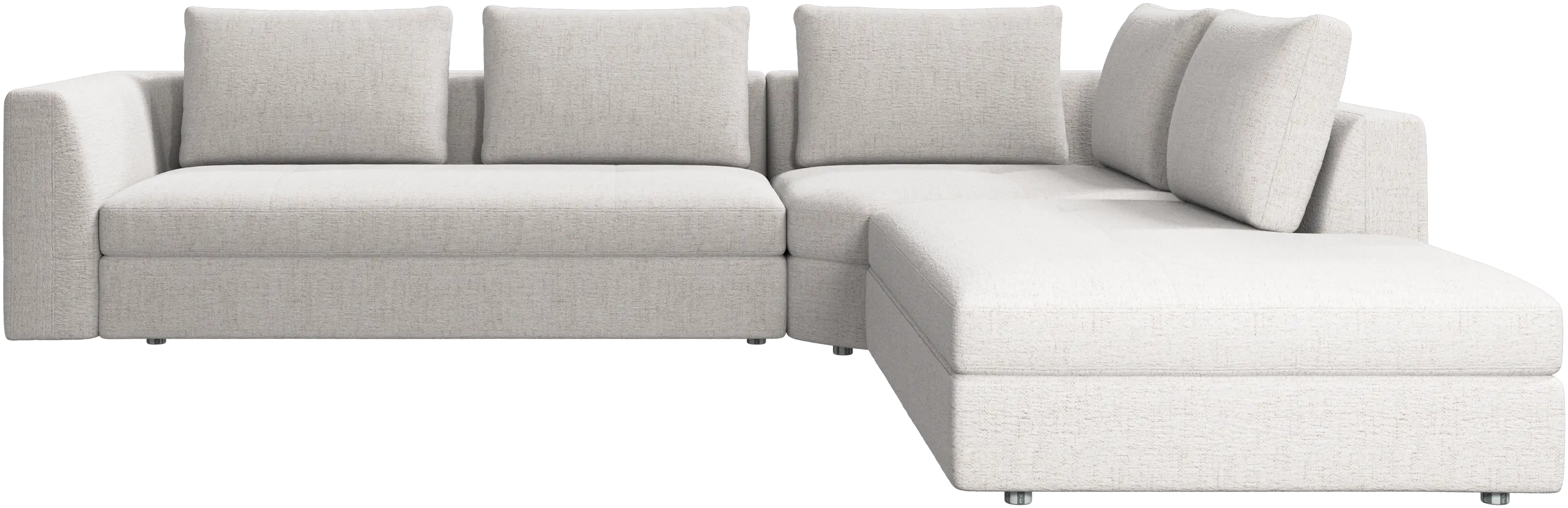 Bergamo corner sofa with lounging unit