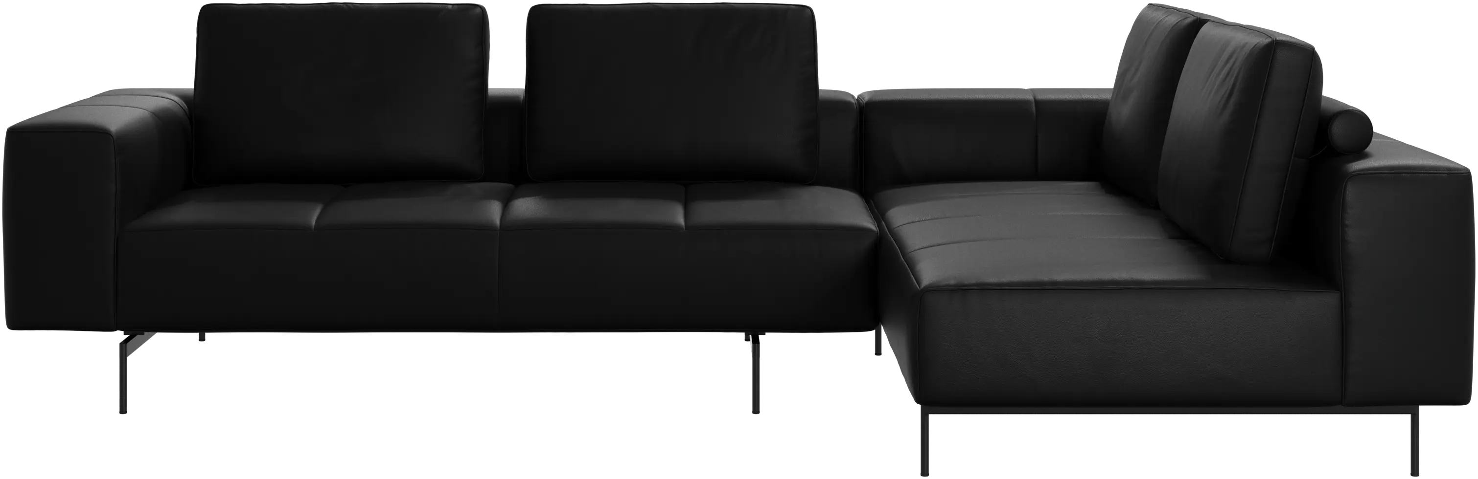 Amsterdam corner sofa with lounging unit