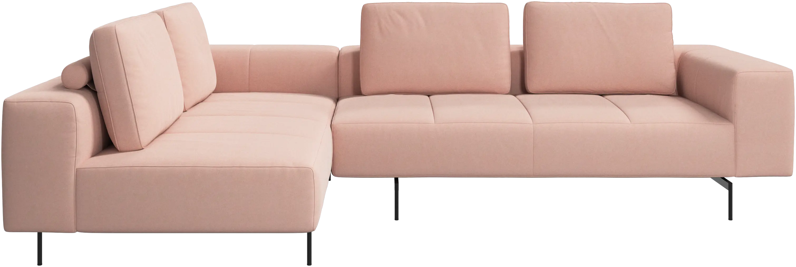 Amsterdam corner sofa with lounging unit