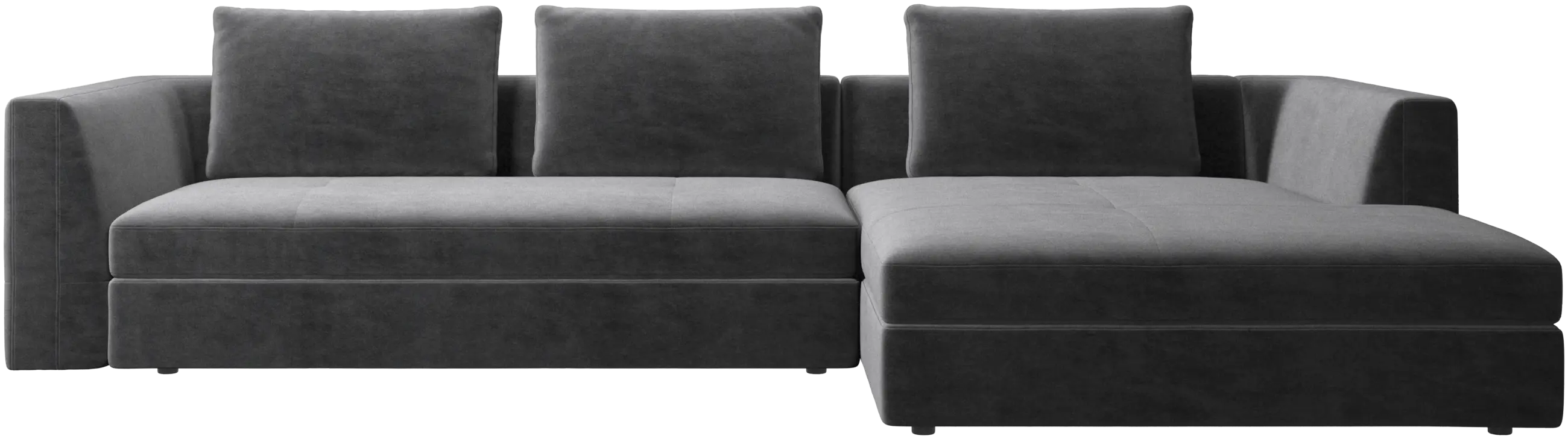 Bergamo sofa with resting unit