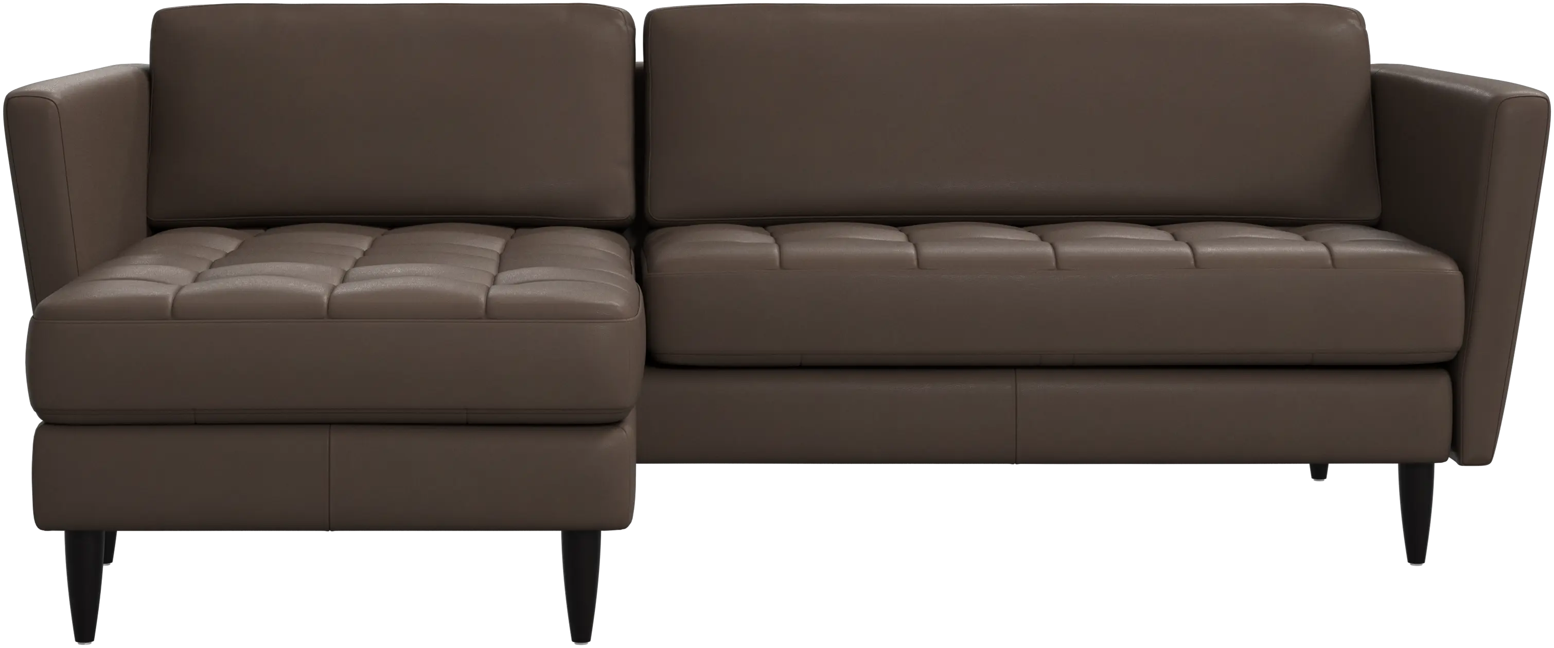 Osaka sofa with resting unit, tufted seat