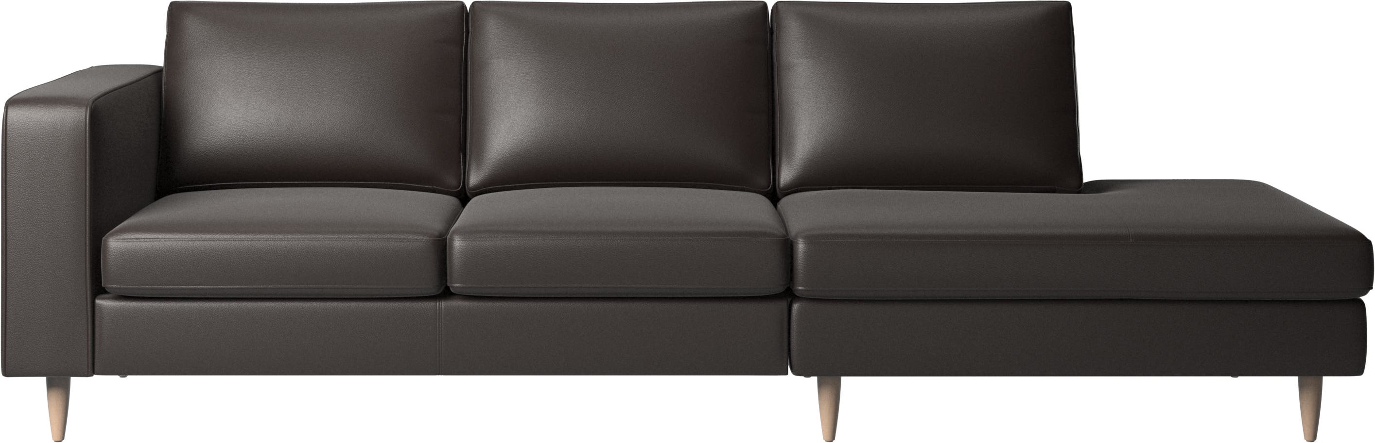 Indivi sofa with lounging unit