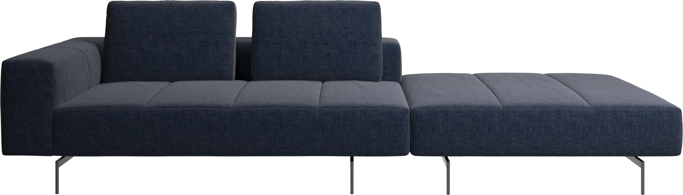 Sofa Amsterdam z pufem po prawej stronie