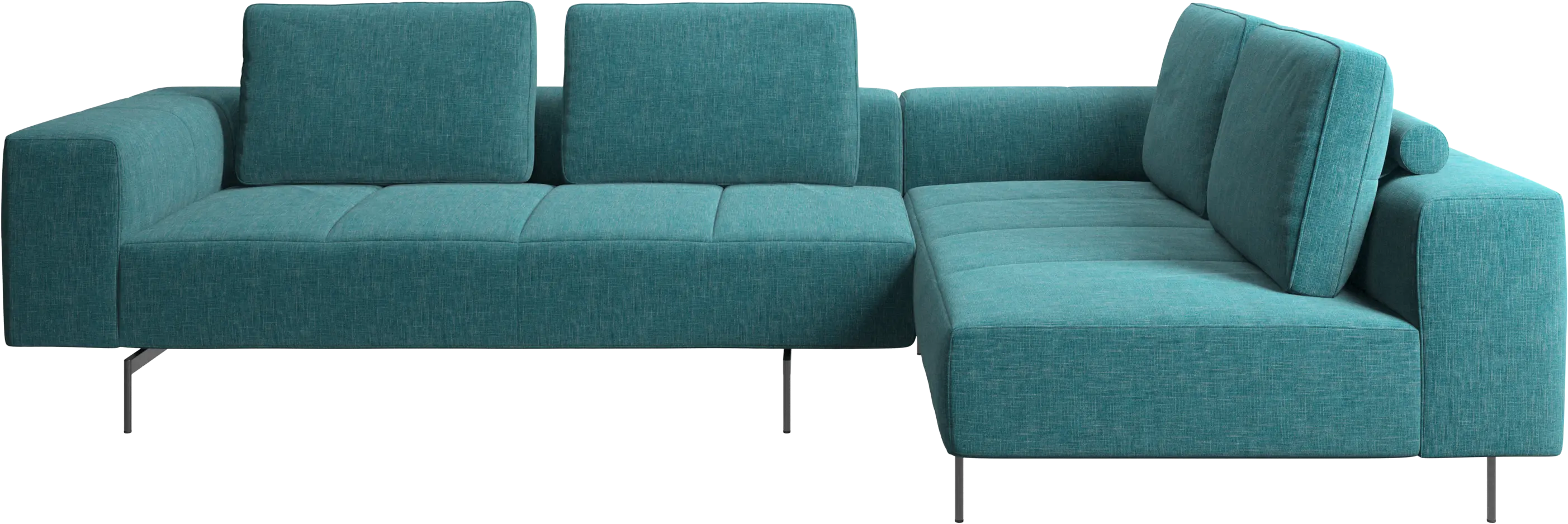 Amsterdam corner sofa with lounging unit