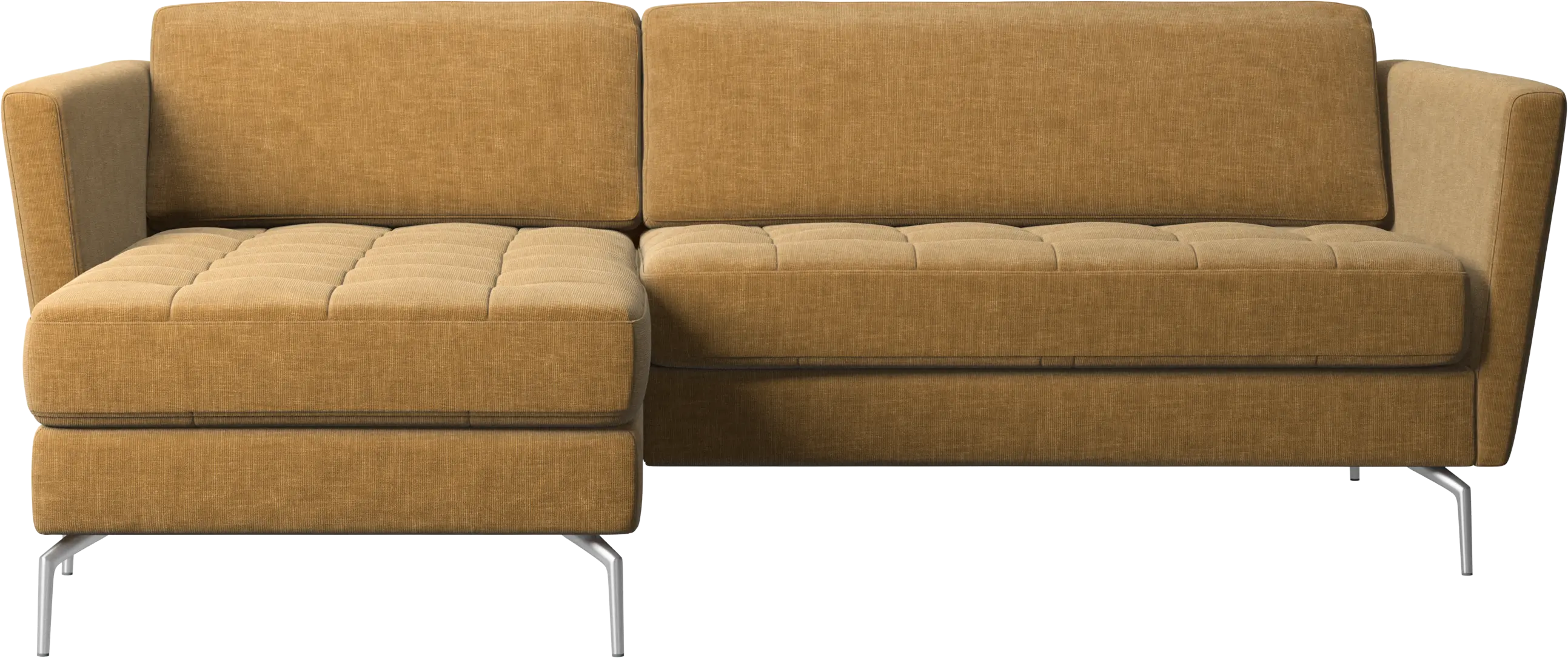 Osaka sofa med hvilemodul, tuftet sædehynde