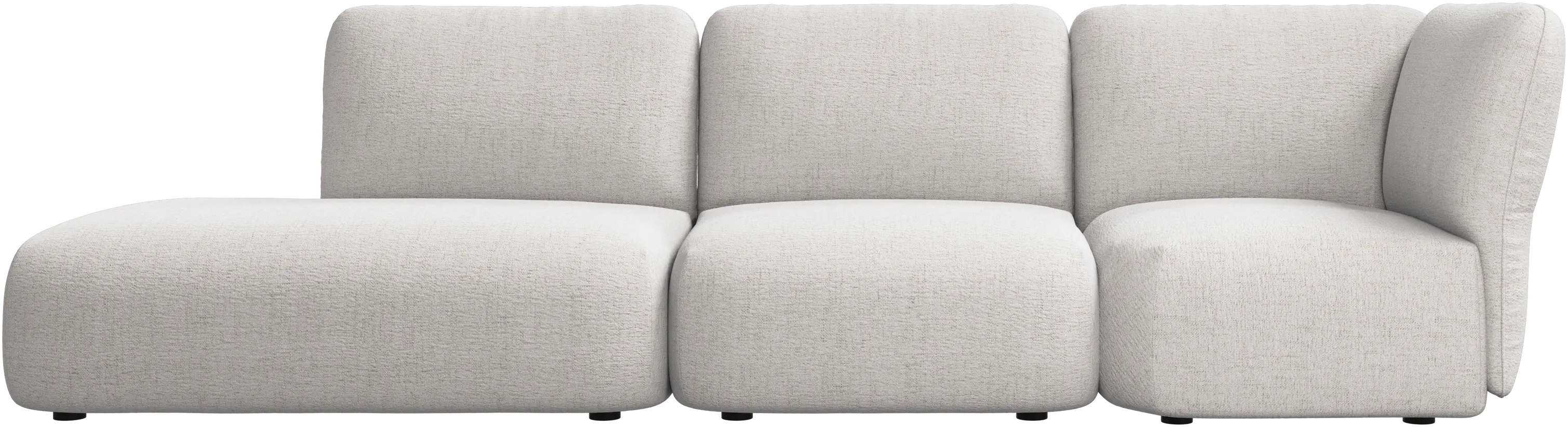 Paraggi sofa with lounging unit right