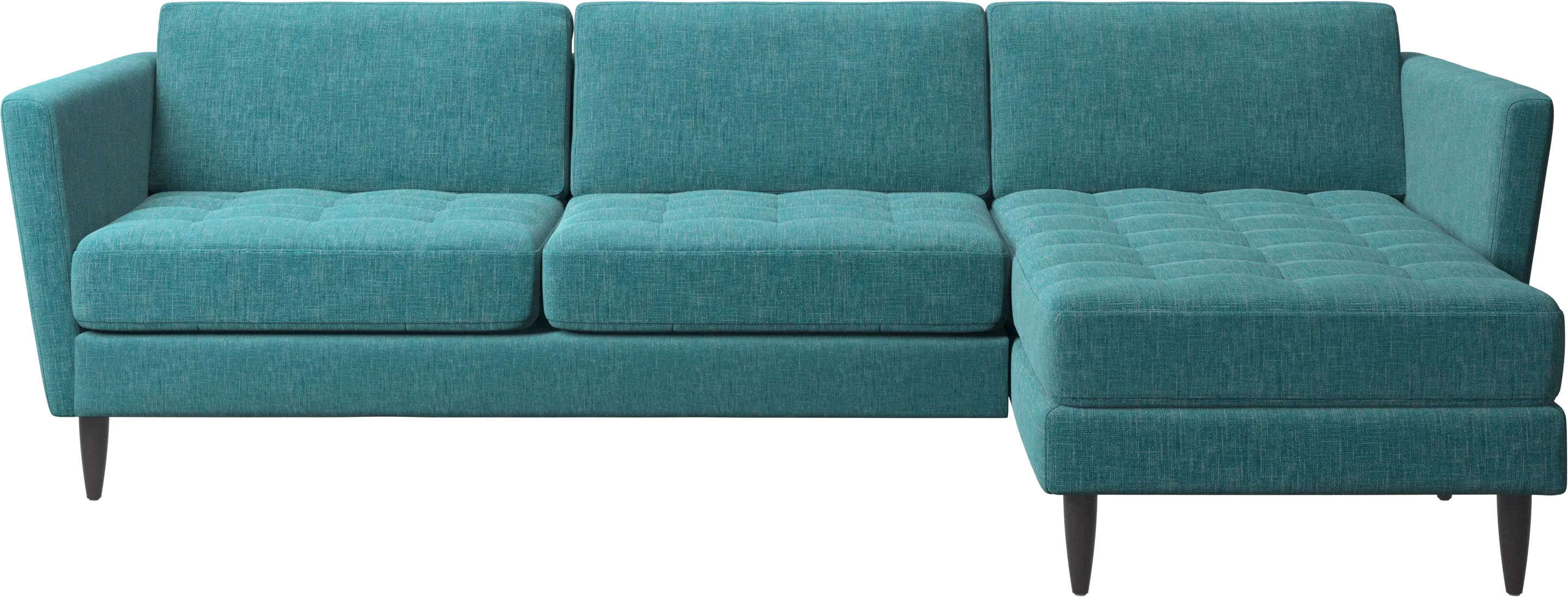 Osaka sofa with resting unit, tufted seat