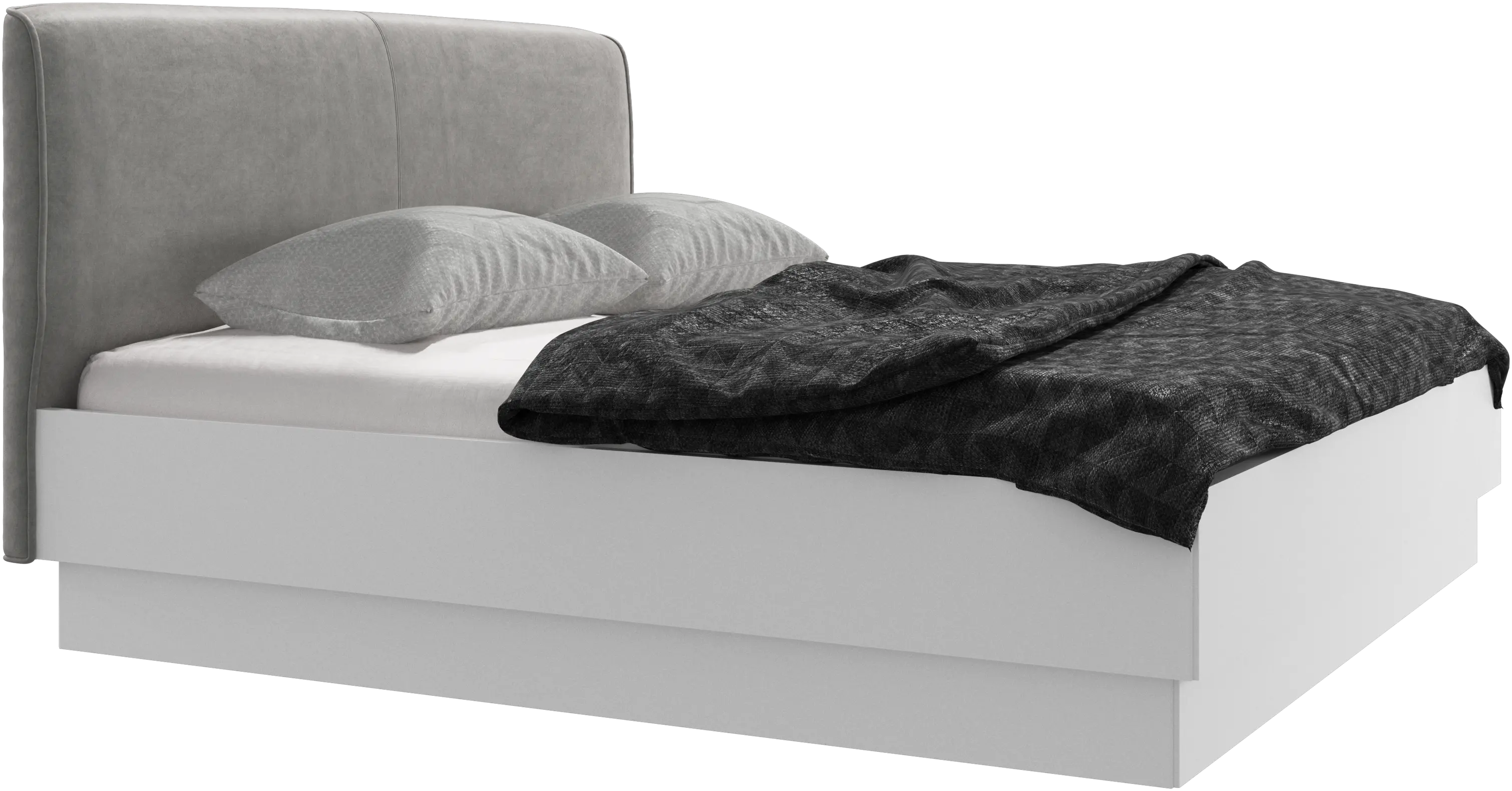 Houston, upholstered bed with storage
