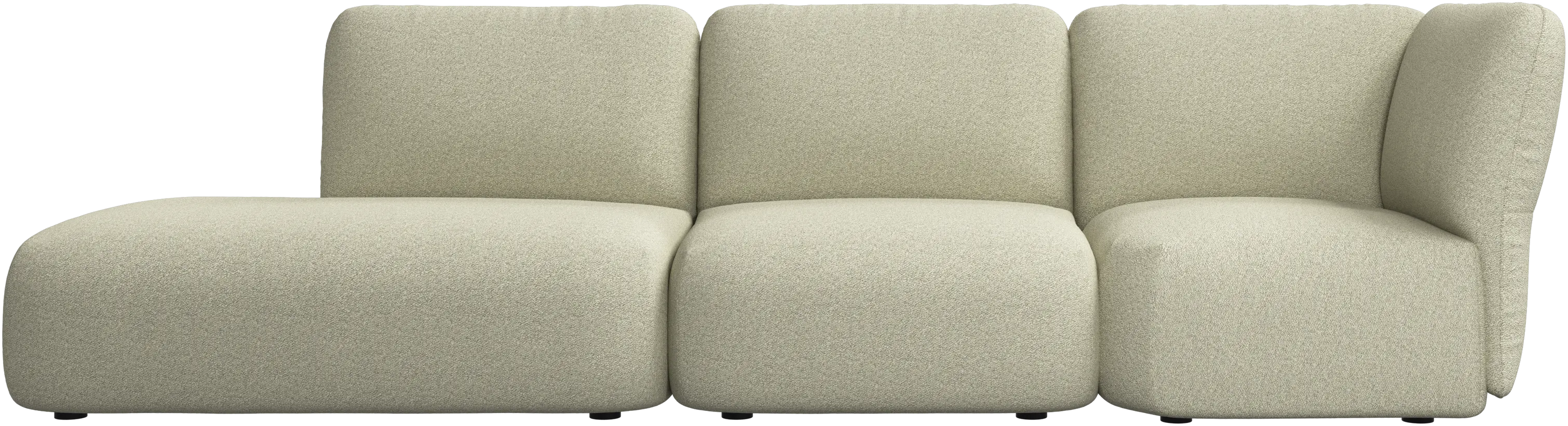 Paraggi sofa with lounging unit right