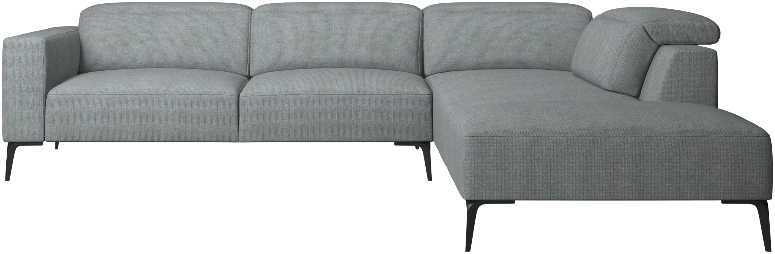 Zürich corner sofa with lounging unit