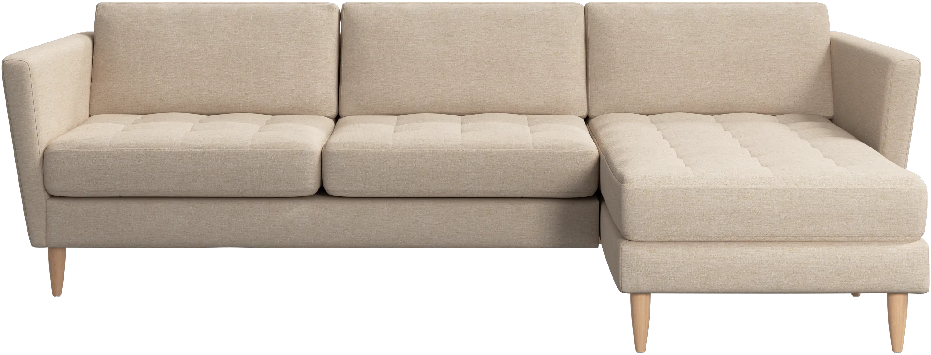 Osaka sofa with resting unit, tufted seat