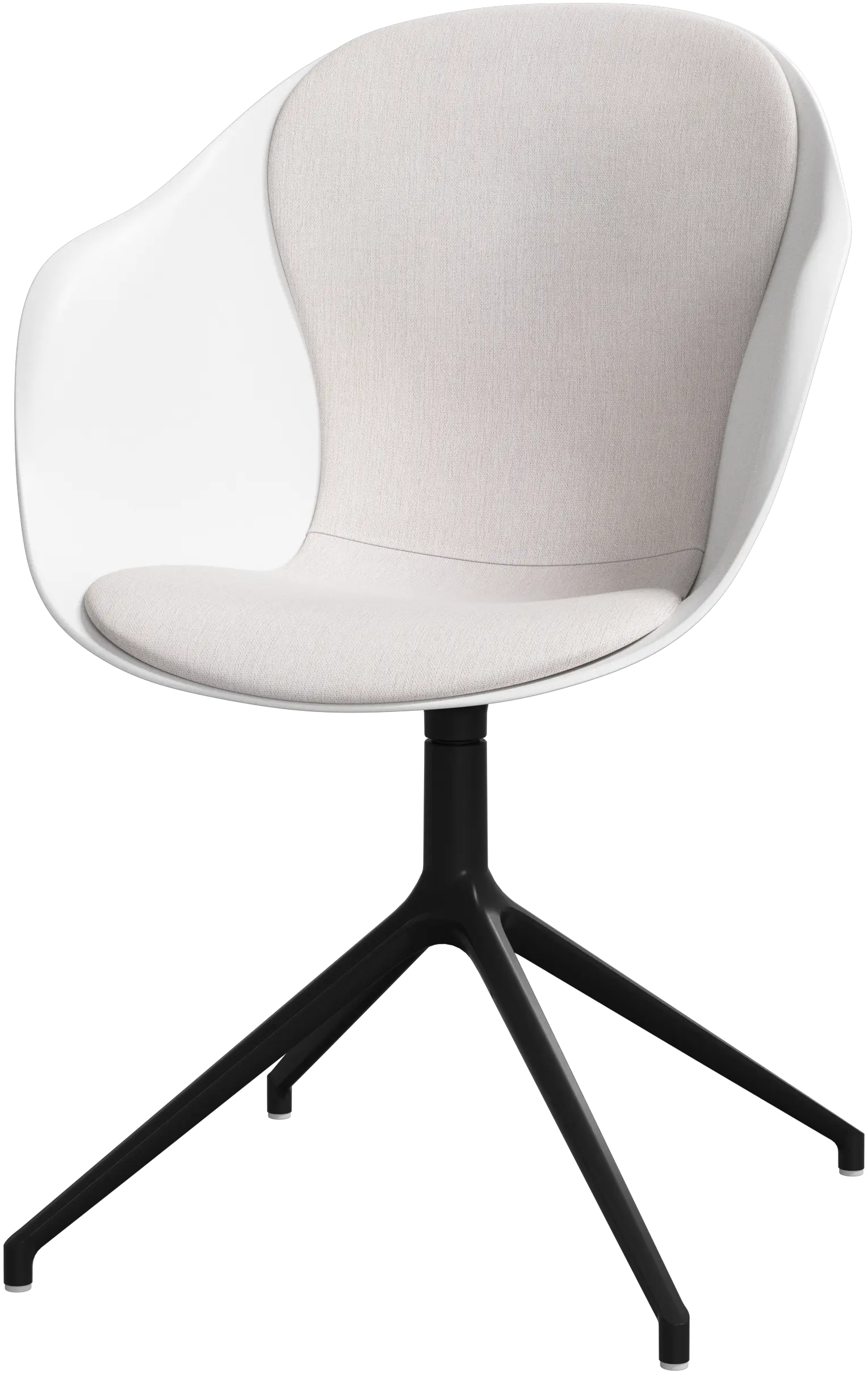 Chaise de salle à manger Adelaide avec fonction pivotante.