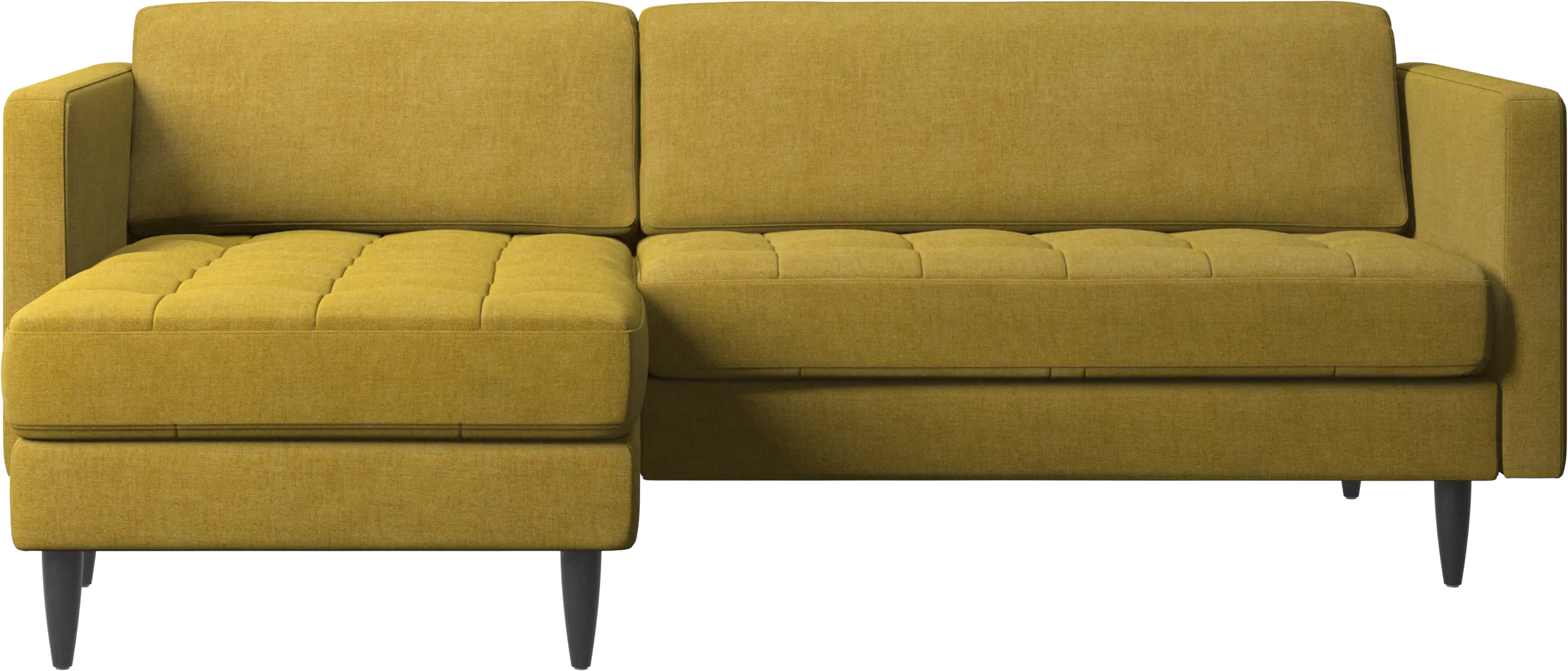 Osaka sofa with resting unit, tufted seat