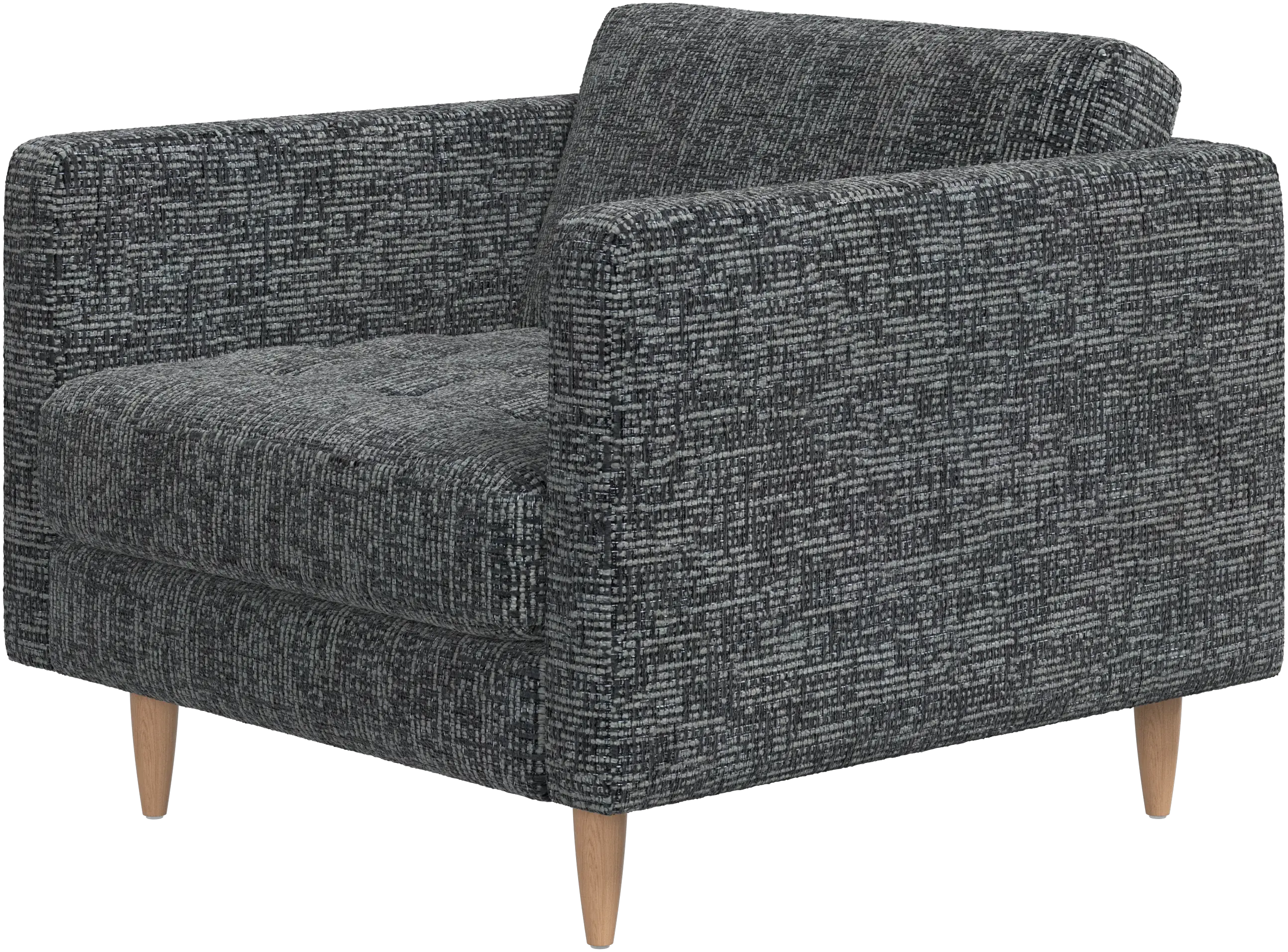 Osaka chair, tufted seat