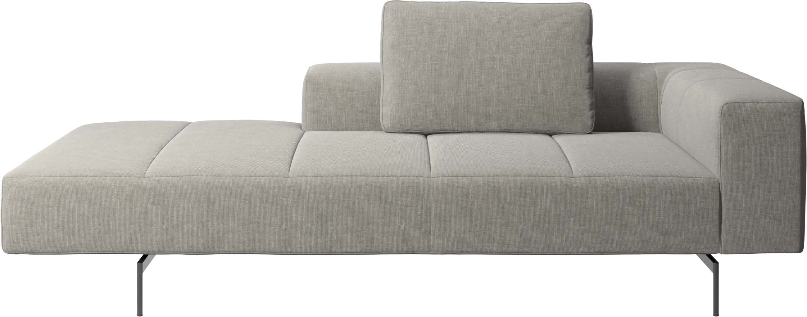Amsterdam Iounging module for sofa, armrest right, open end left