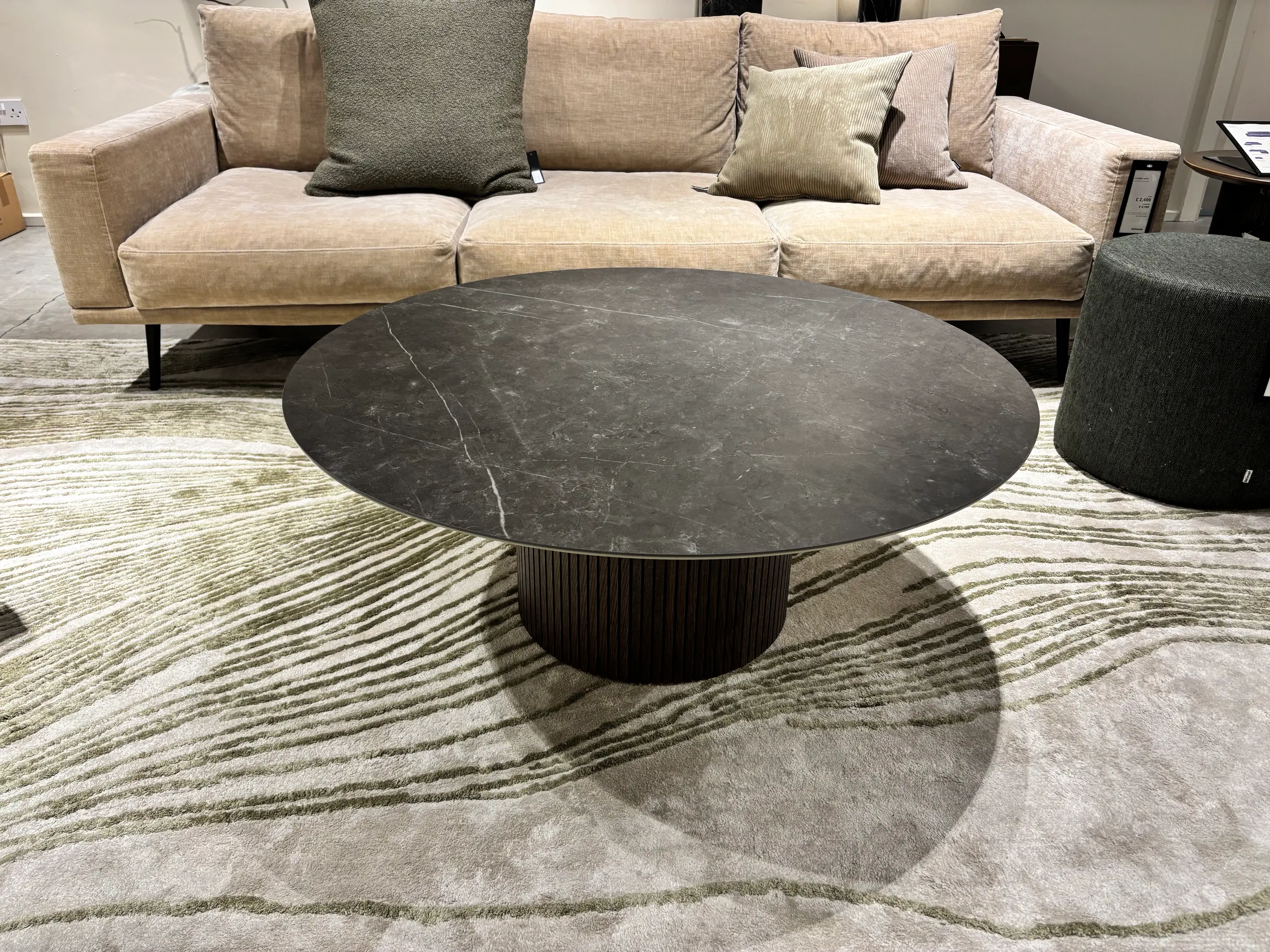 Coffee tables Santiago - Dark Marble Ceramic