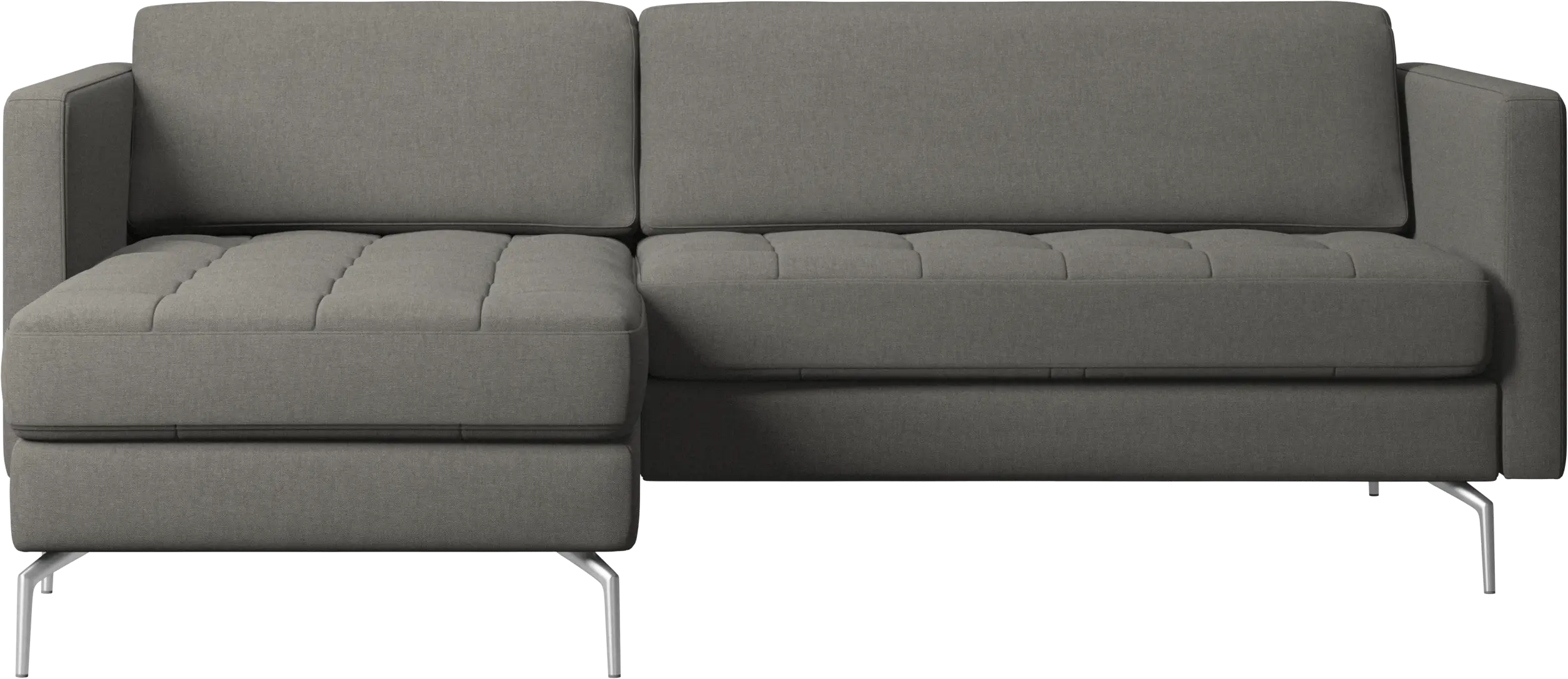 Osaka sofa with resting unit, tufted seat