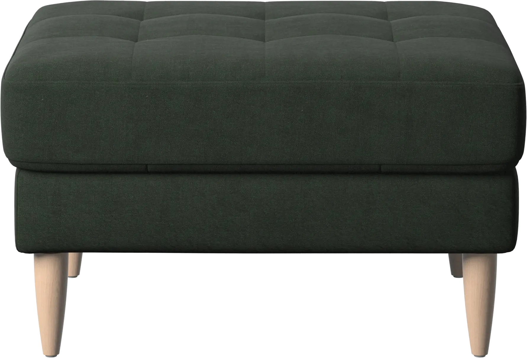 Osaka footstool, tufted seat