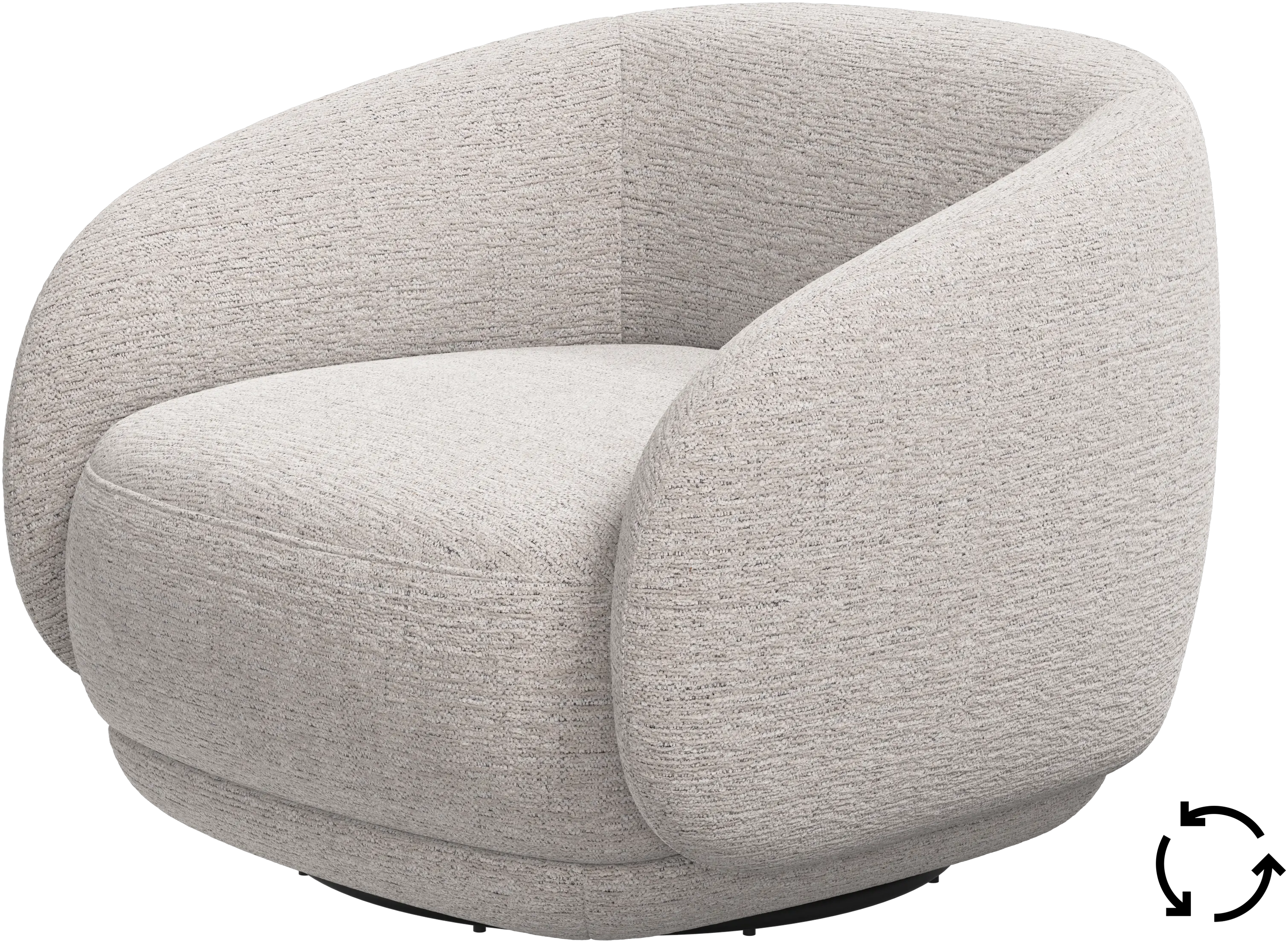 Fauteuil Bolzano avec fonction pivotante