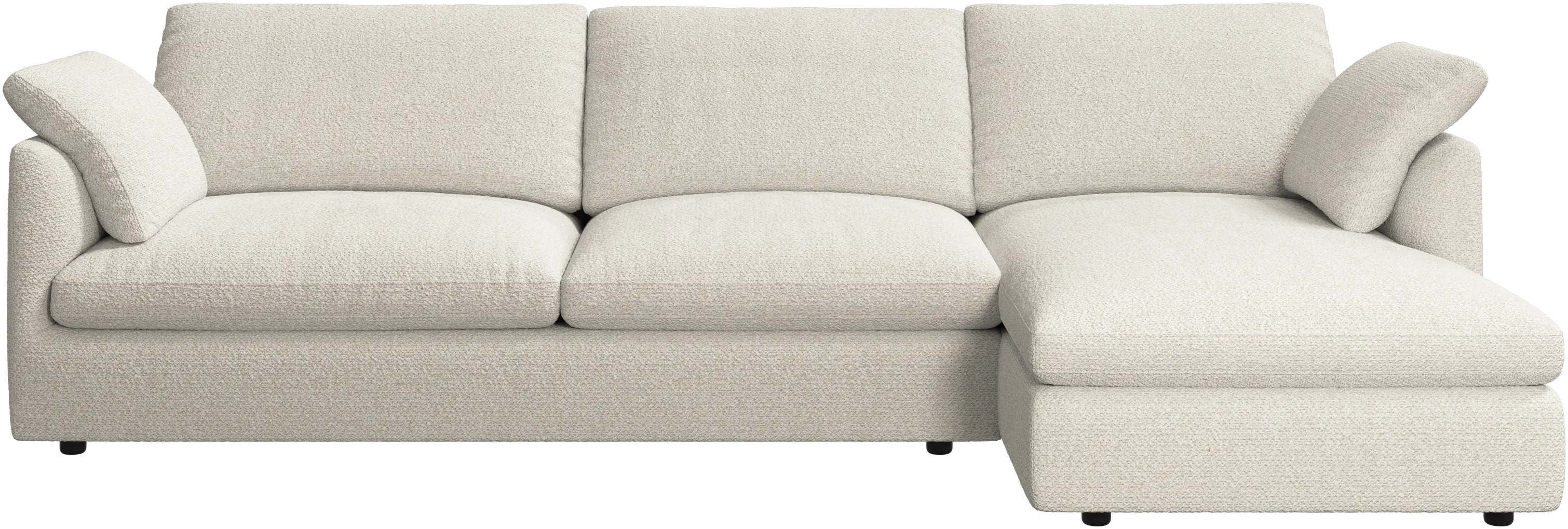 Milano sofa with chaise longue right