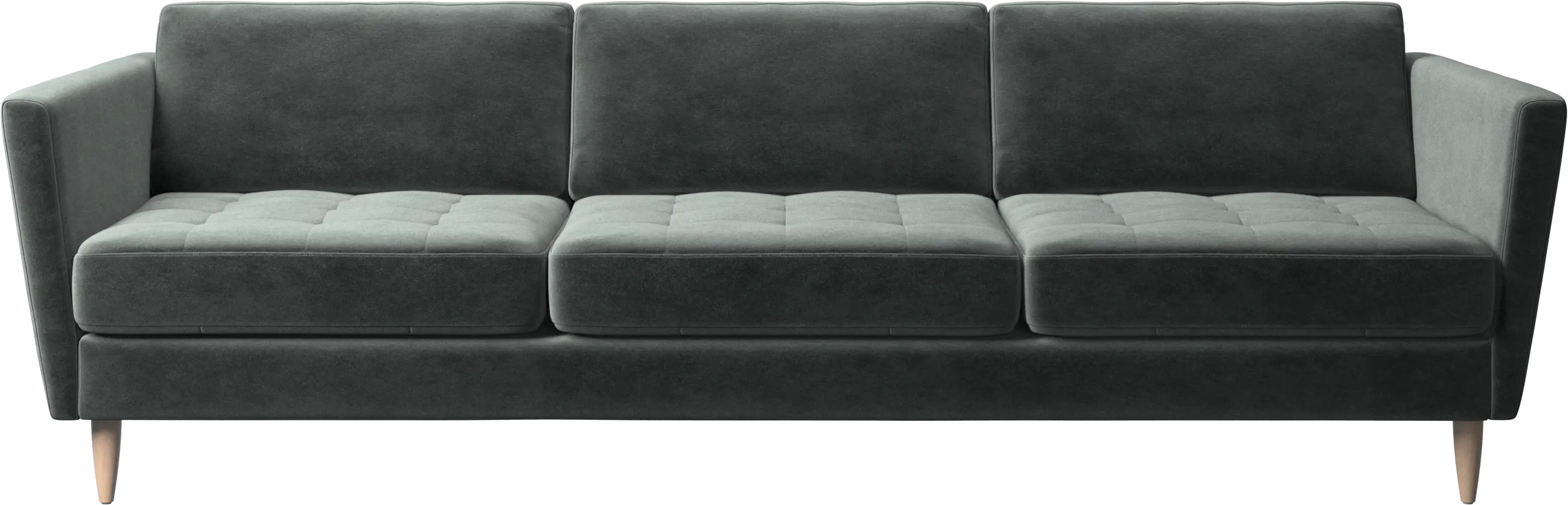 Osaka sofa, tufted seat