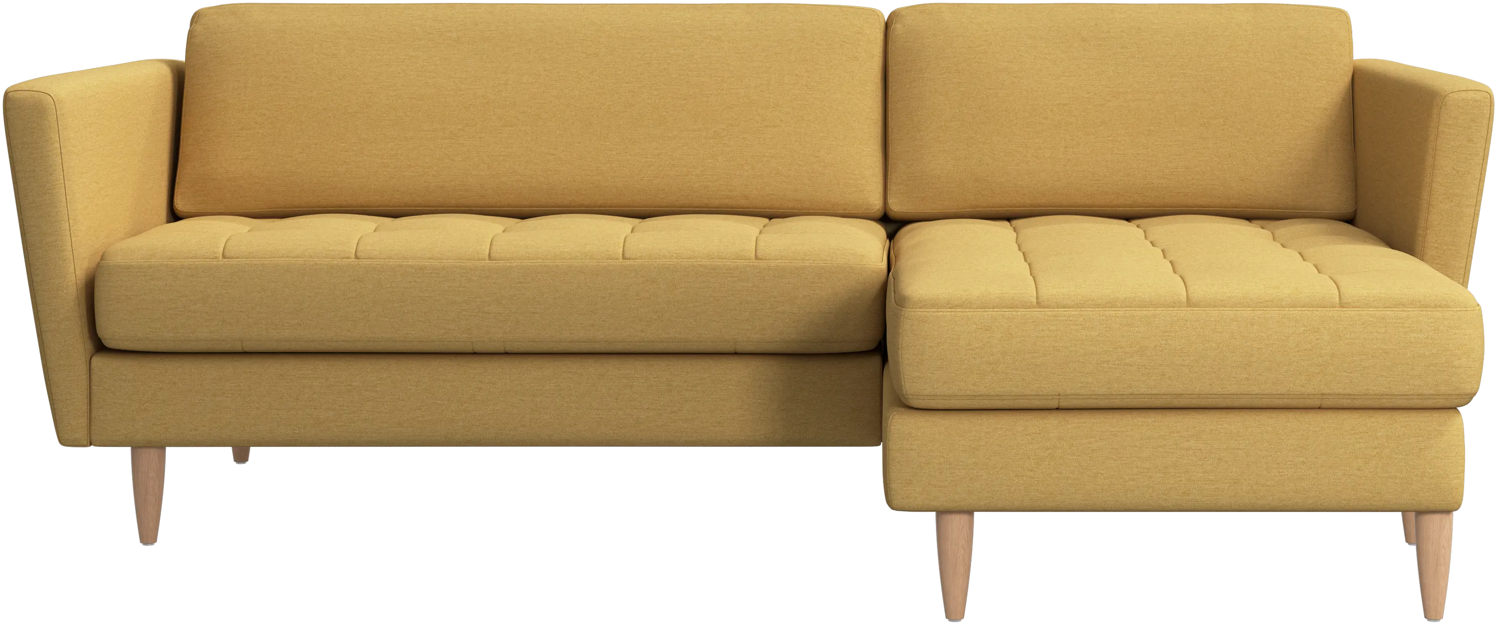 Osaka sofa with resting unit, tufted seat