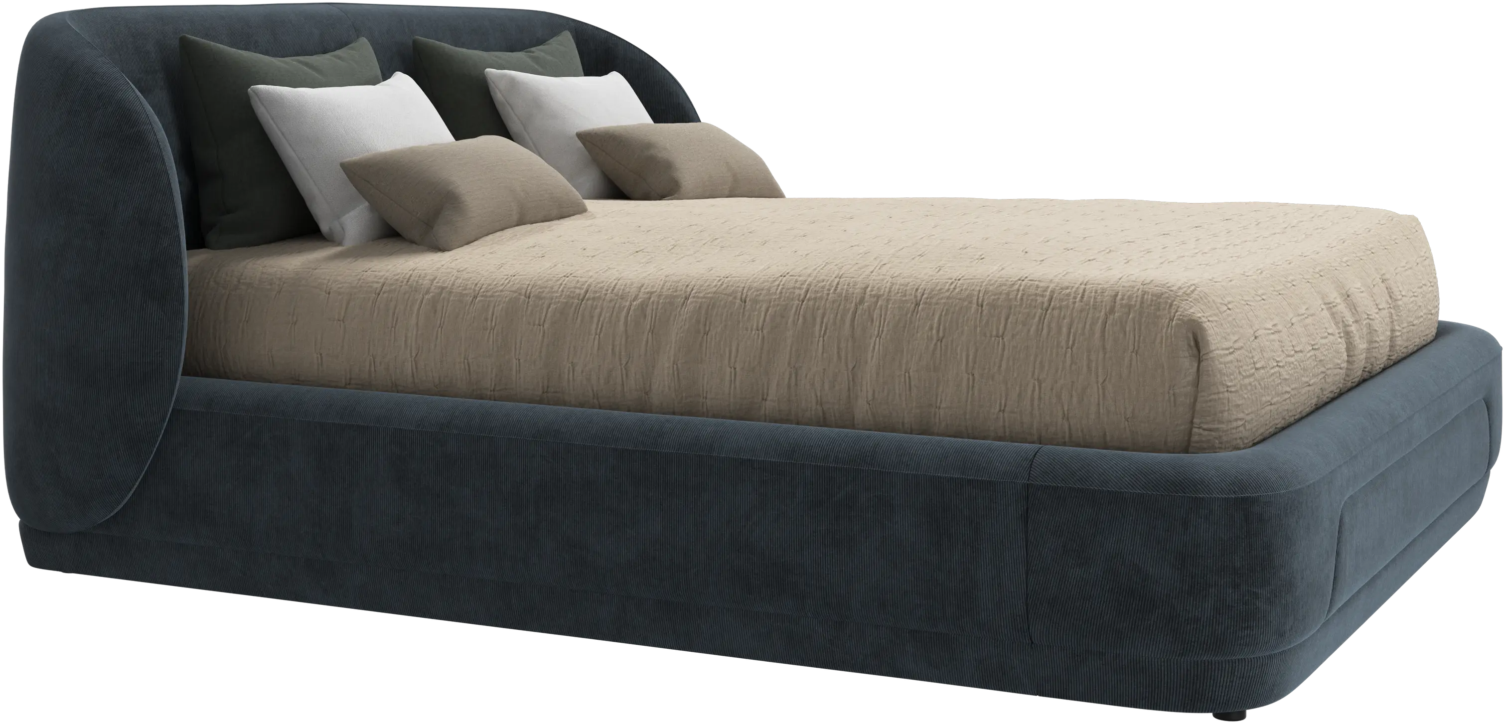 Bolzano bed with slats  - W152,5xL200cm