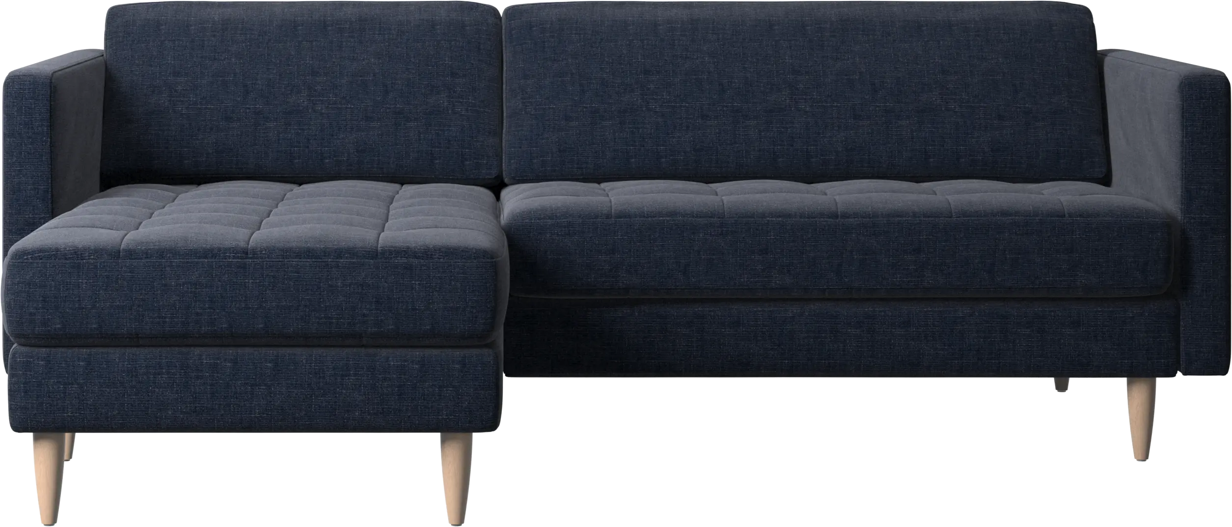Osaka sofa with resting unit, tufted seat