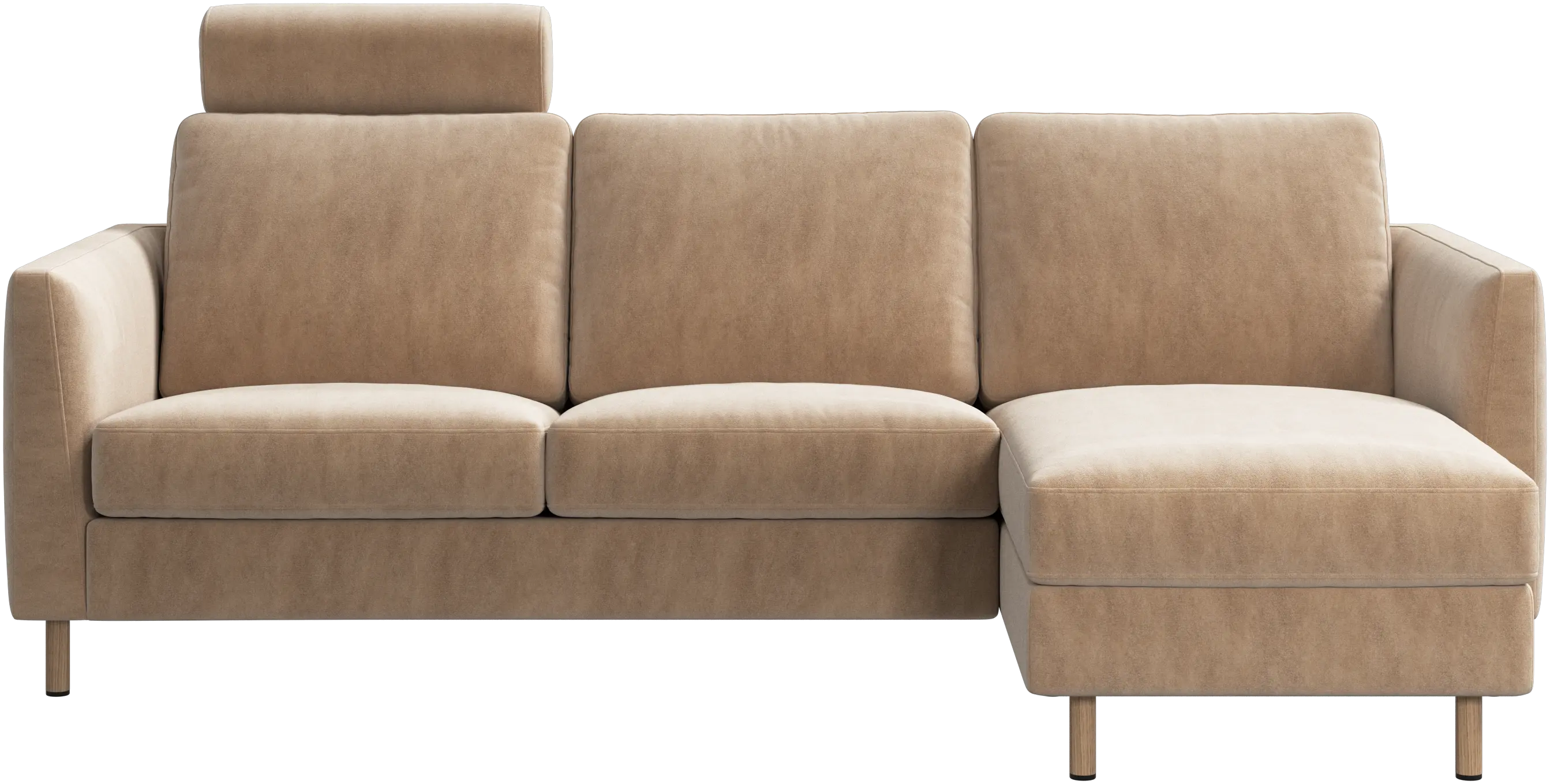 Sofá Indivi con módulo chaise-longue a la derecha