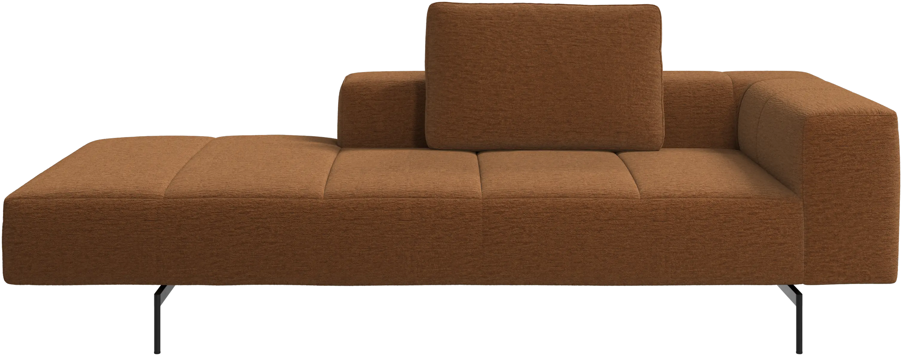 Amsterdam Iounging module for sofa, armrest right, open end left
