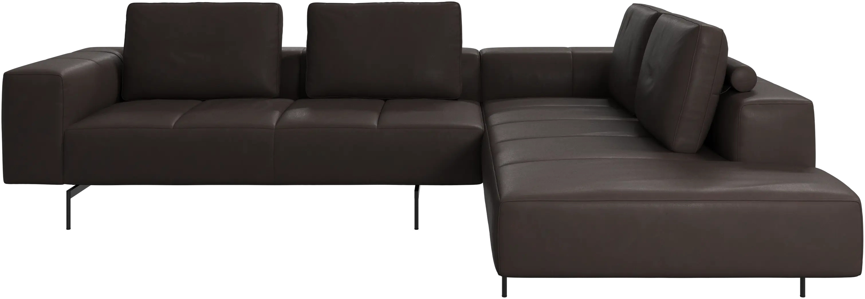 Amsterdam corner sofa with lounging unit