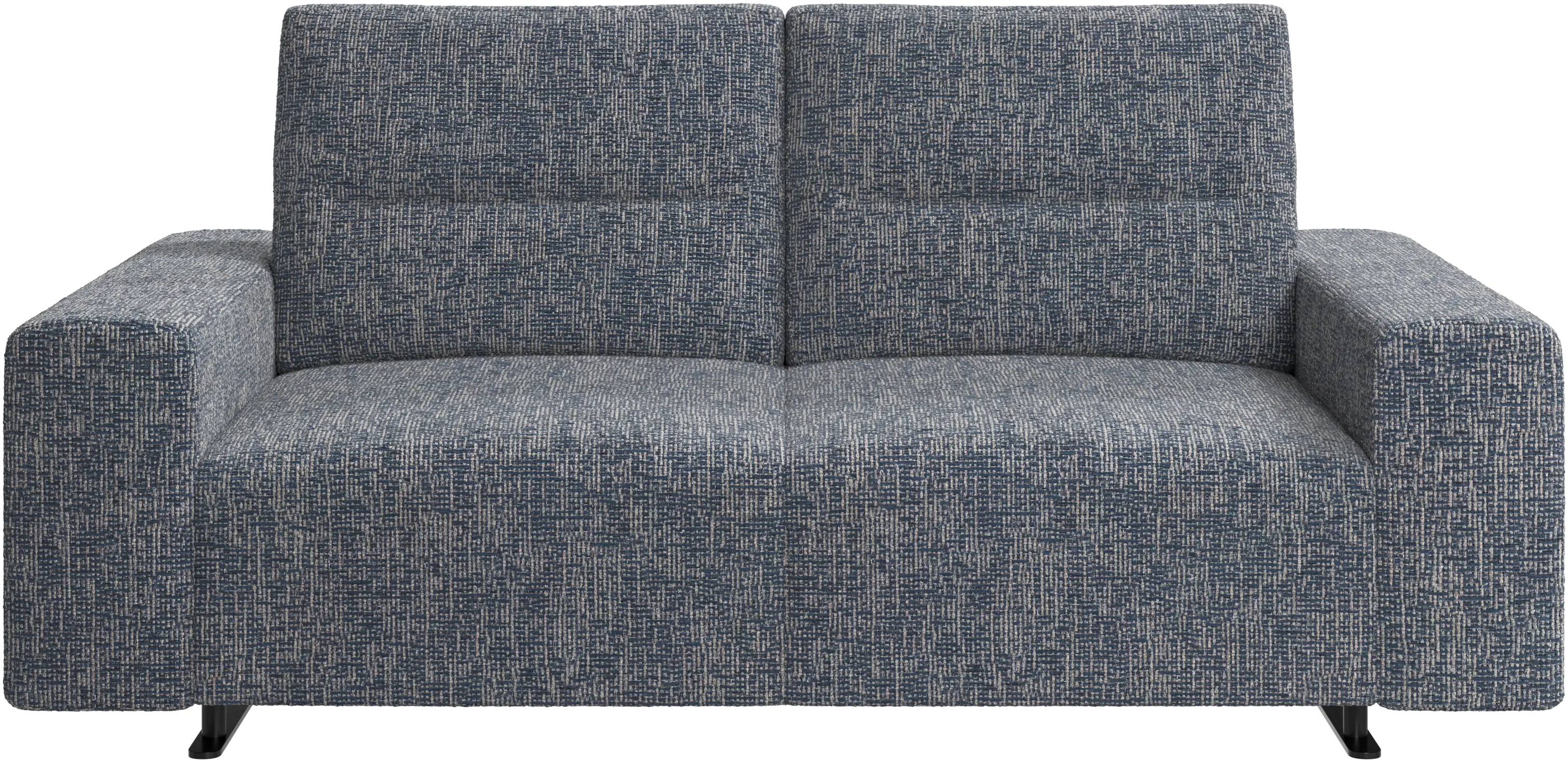 Hampton sofa with adjustable back and storage on the left side