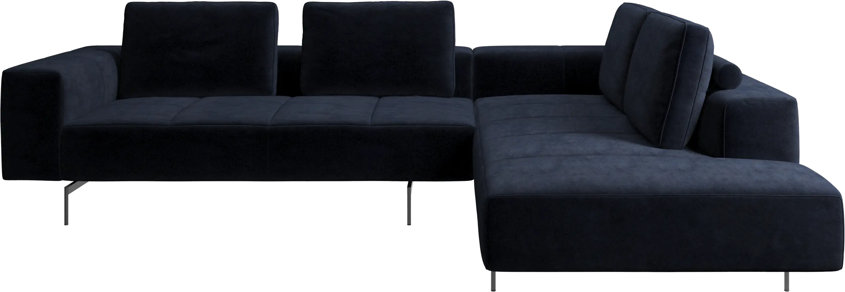 Amsterdam corner sofa with lounging unit