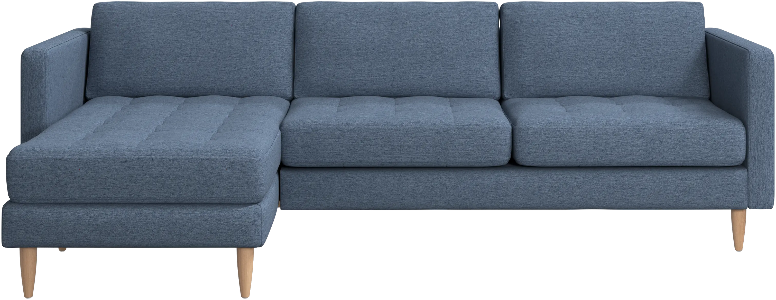 Osaka sofa with resting unit, tufted seat